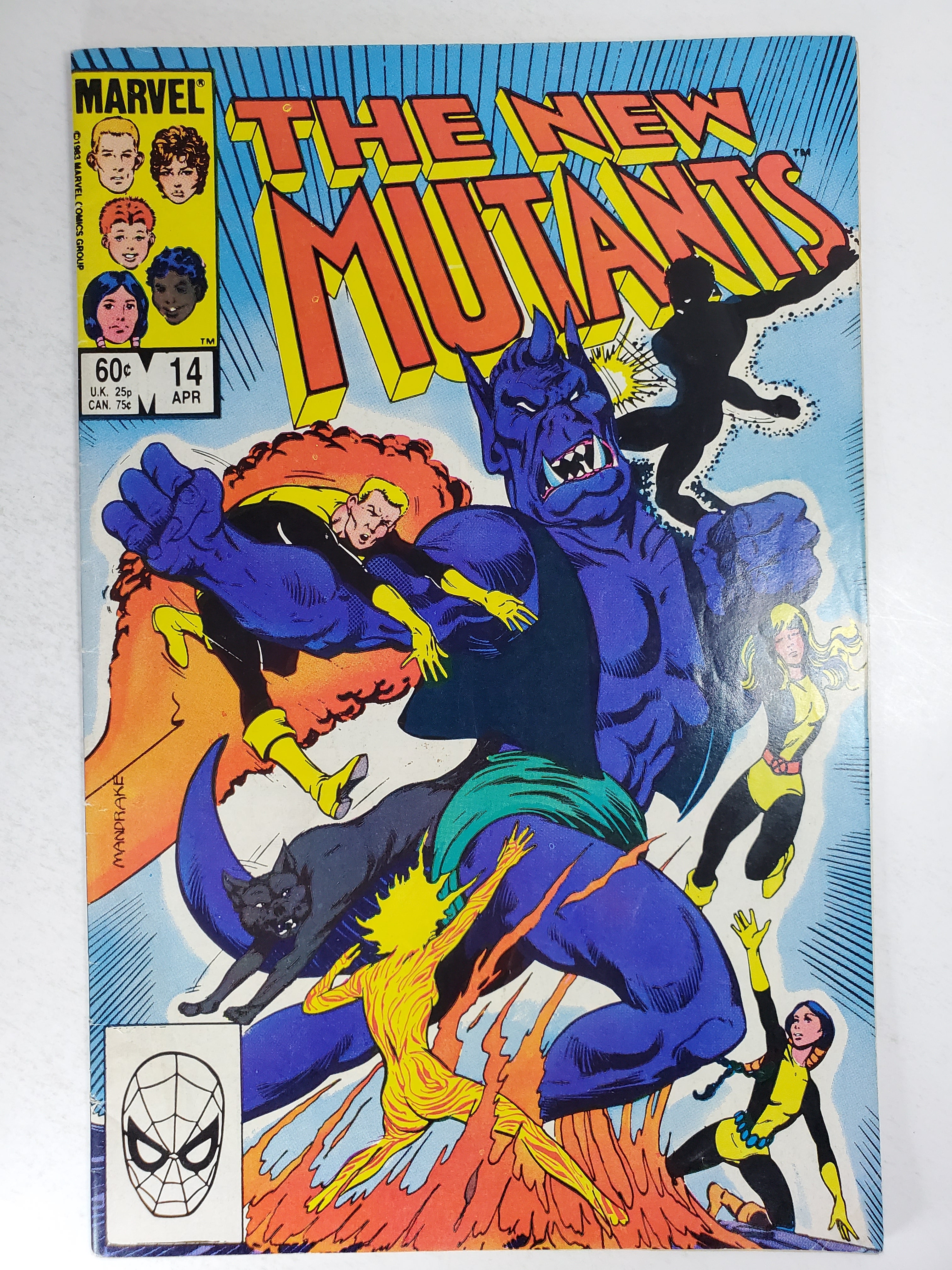 The New Mutants #2 Newsstand Edition 1983, Marvel