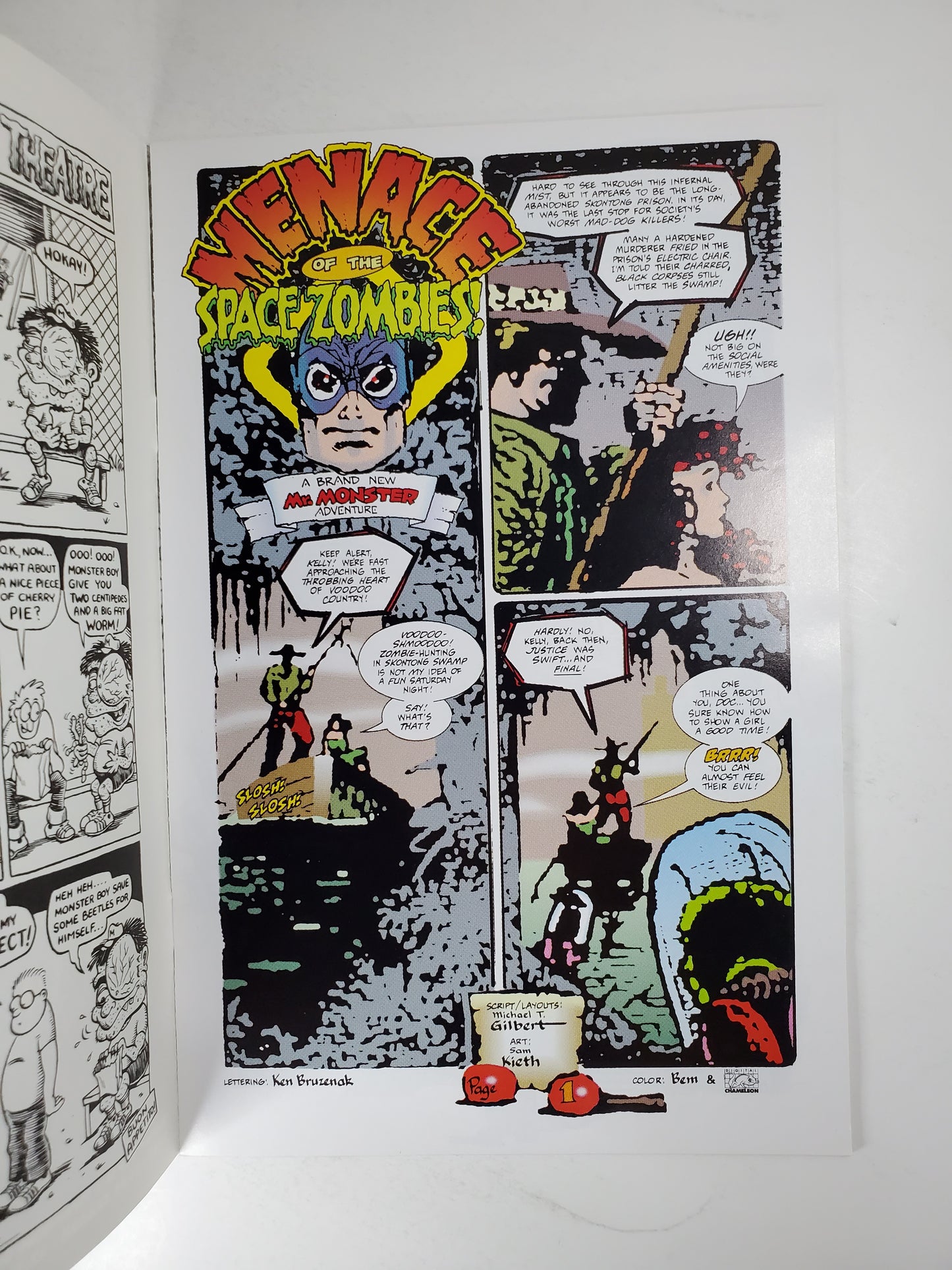 Tundra Mr. Monster Attacks Vol 1 #2 (of 3) 1992