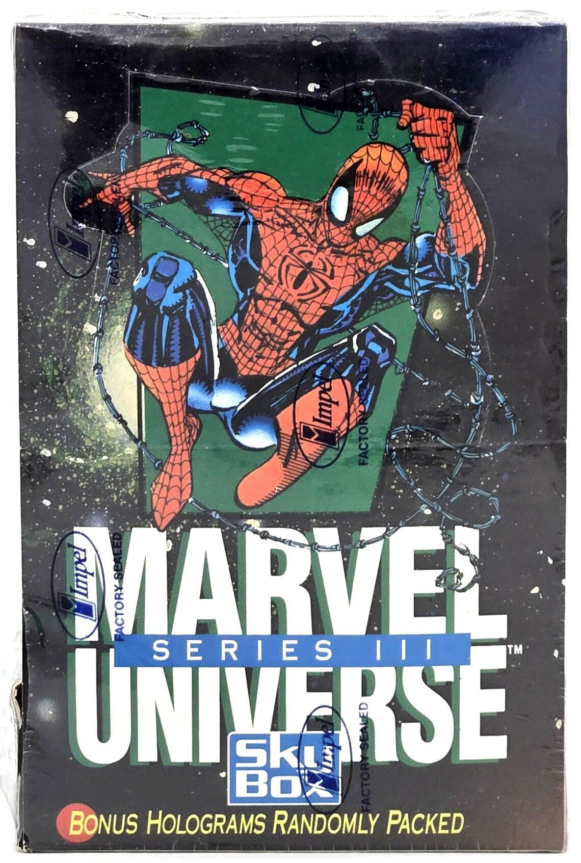 1992 Skybox Marvel Universe Series III Wax Box (36 Packs) Sealed