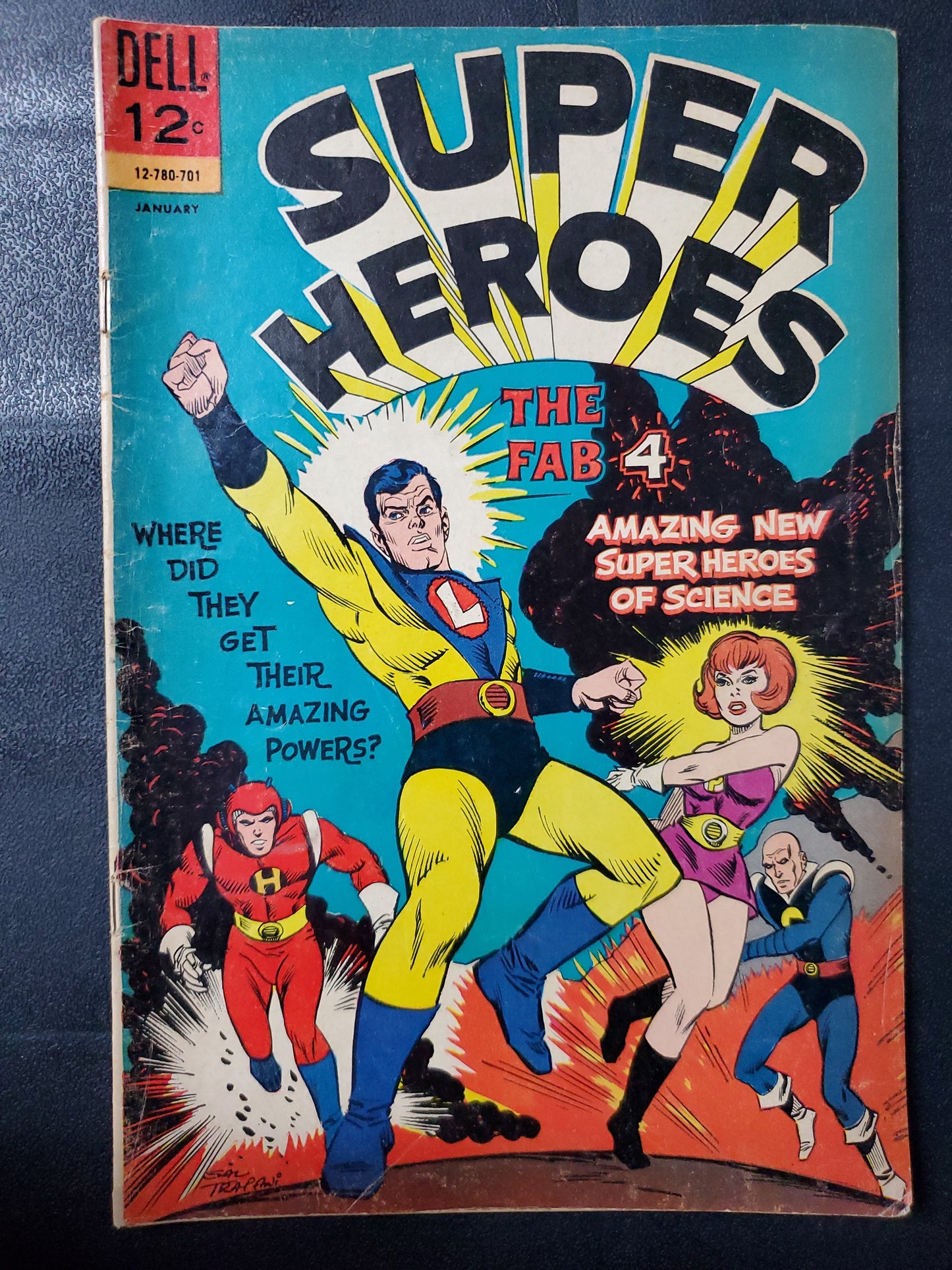 Dell Super Heroes Vol 1 #1 Fab 4 (1967)