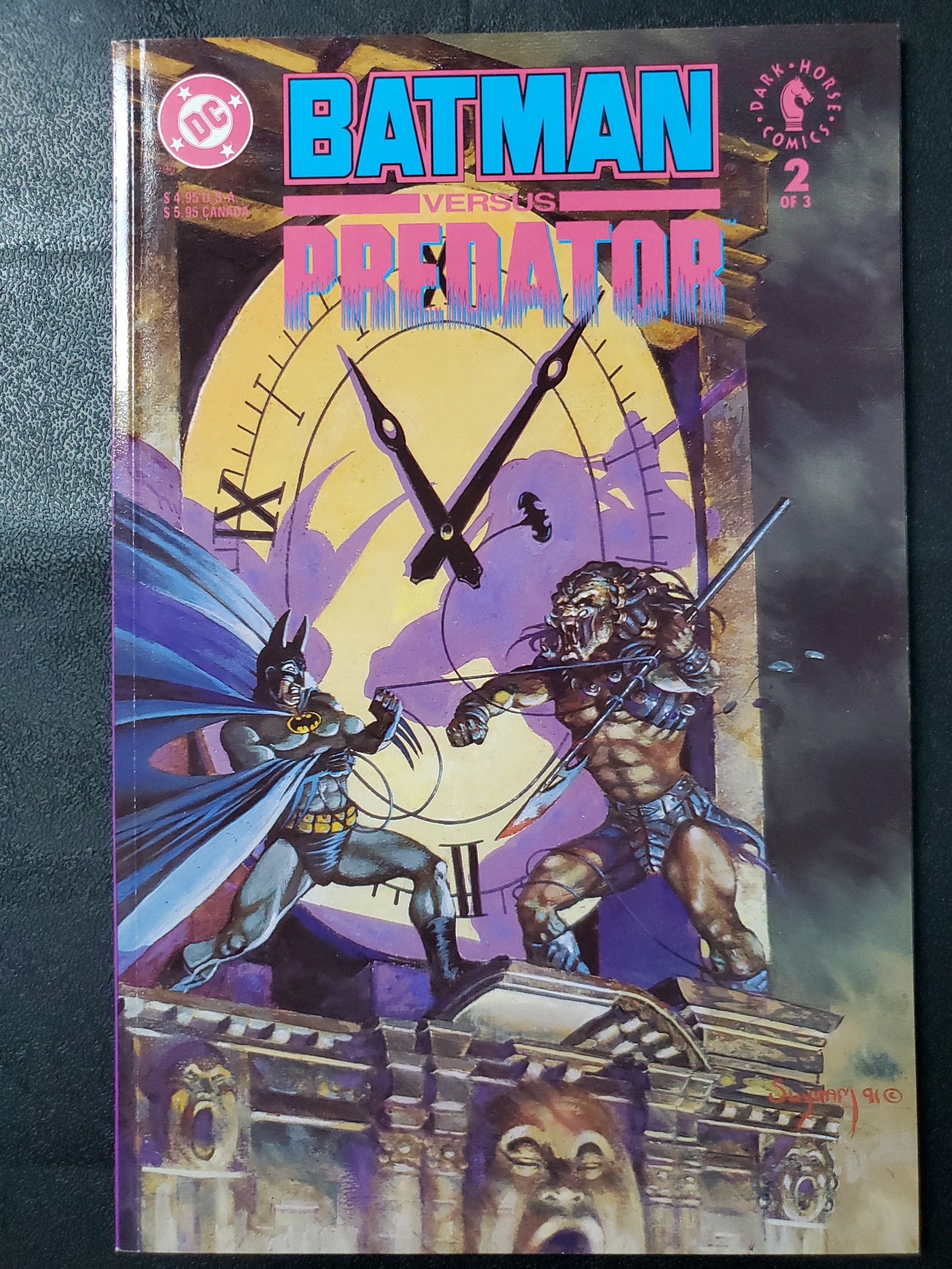 DC Batman versus Predator 2 (of 3) 1991 1st Series