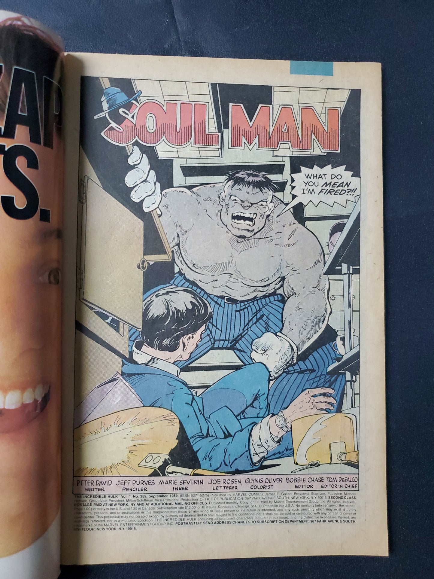 Marvel Hulk 359 Sept Marvel