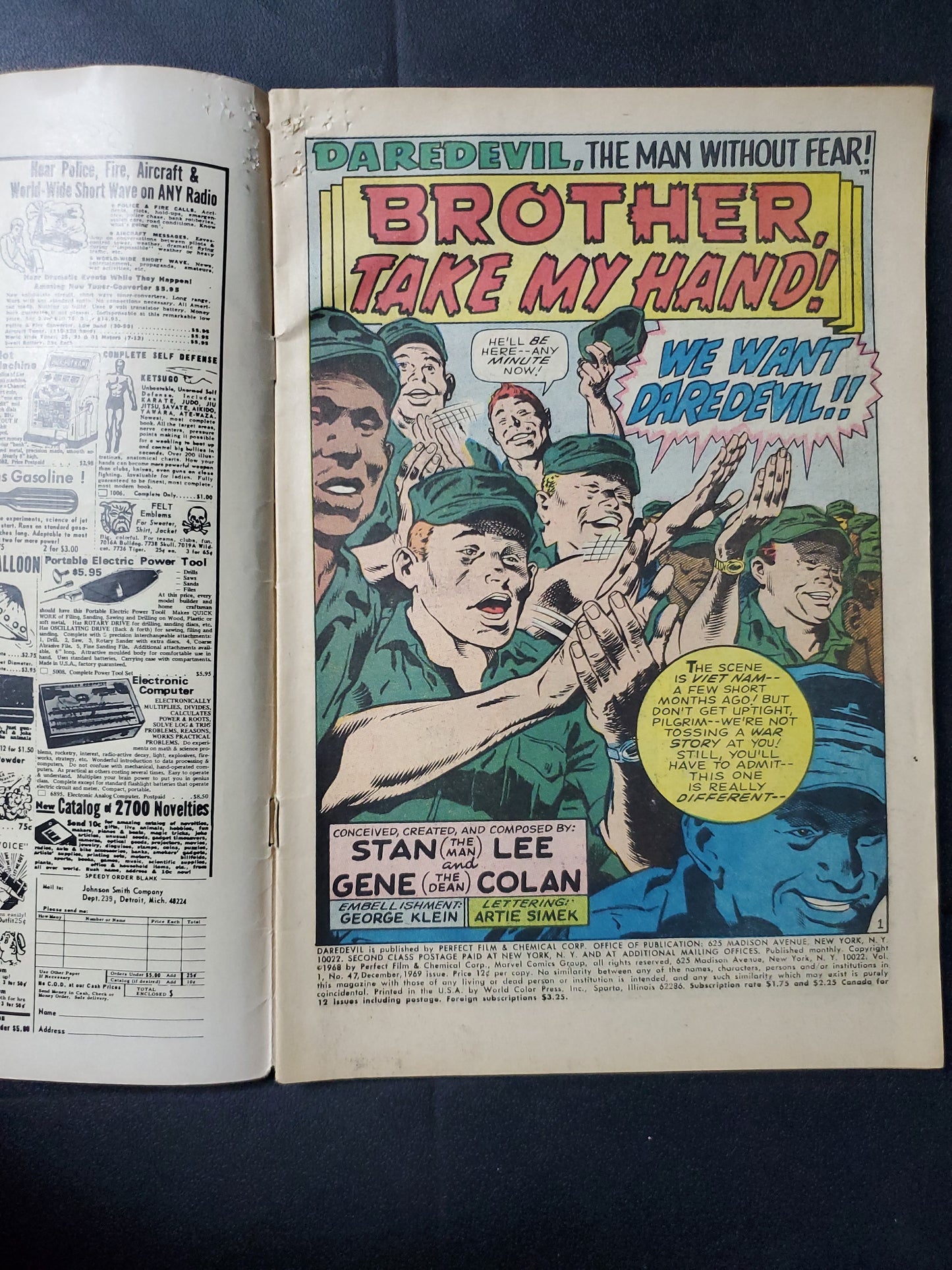 Daredevil 47 Dec Brother Take My Hand Marvel