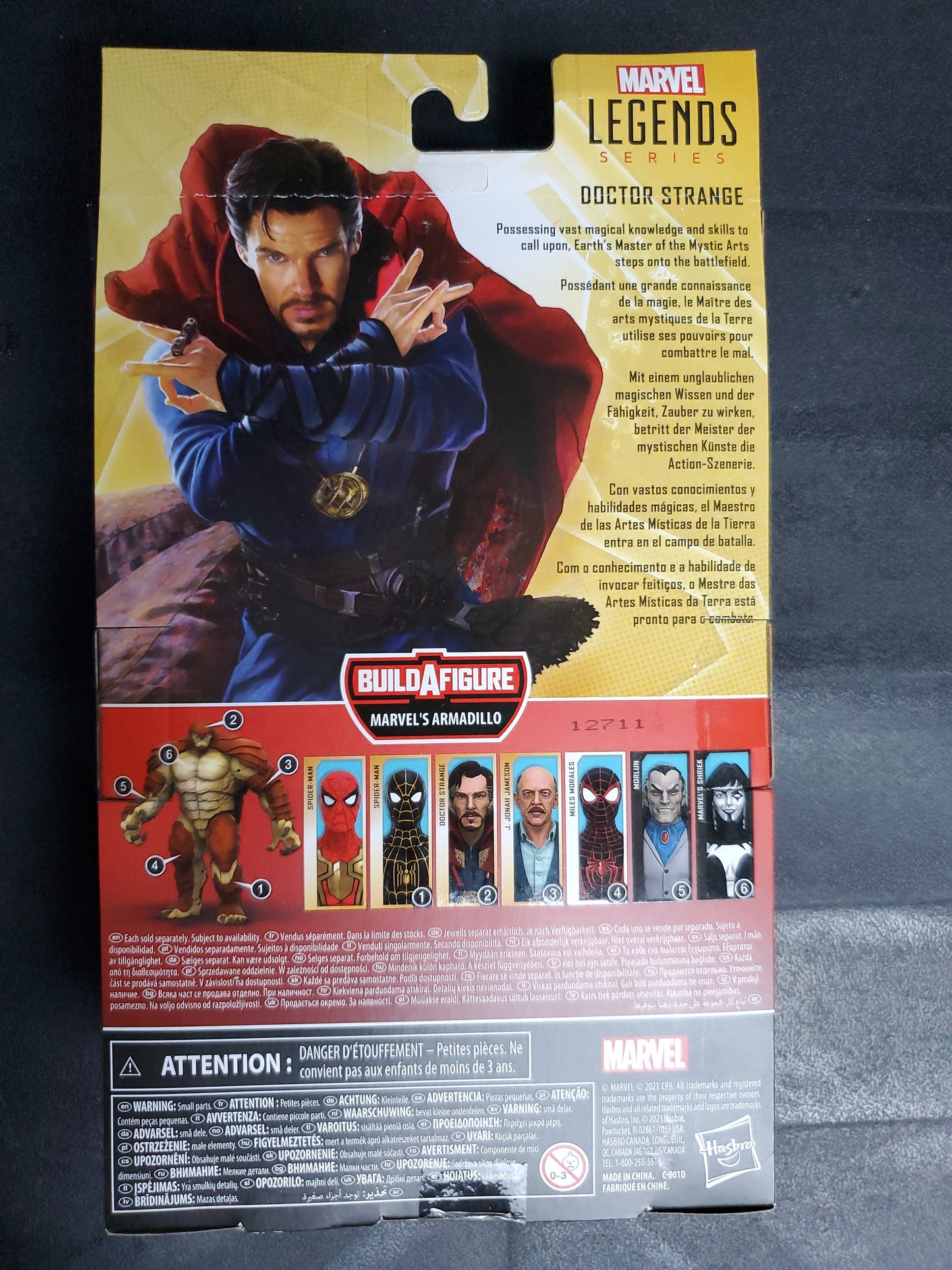 Marvel Legends: Doctor Strange Spider-Man No Way Home 6" Armadillo Action Figure