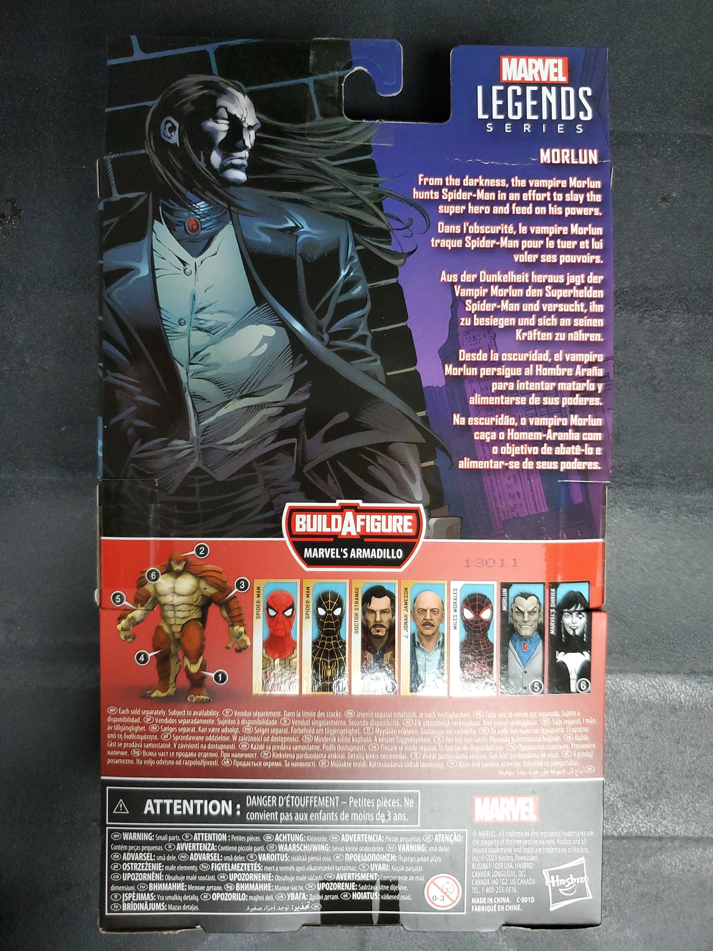 Marvel Legends: Morlun Spider-Man 6" Build-A-Figure Armadillo