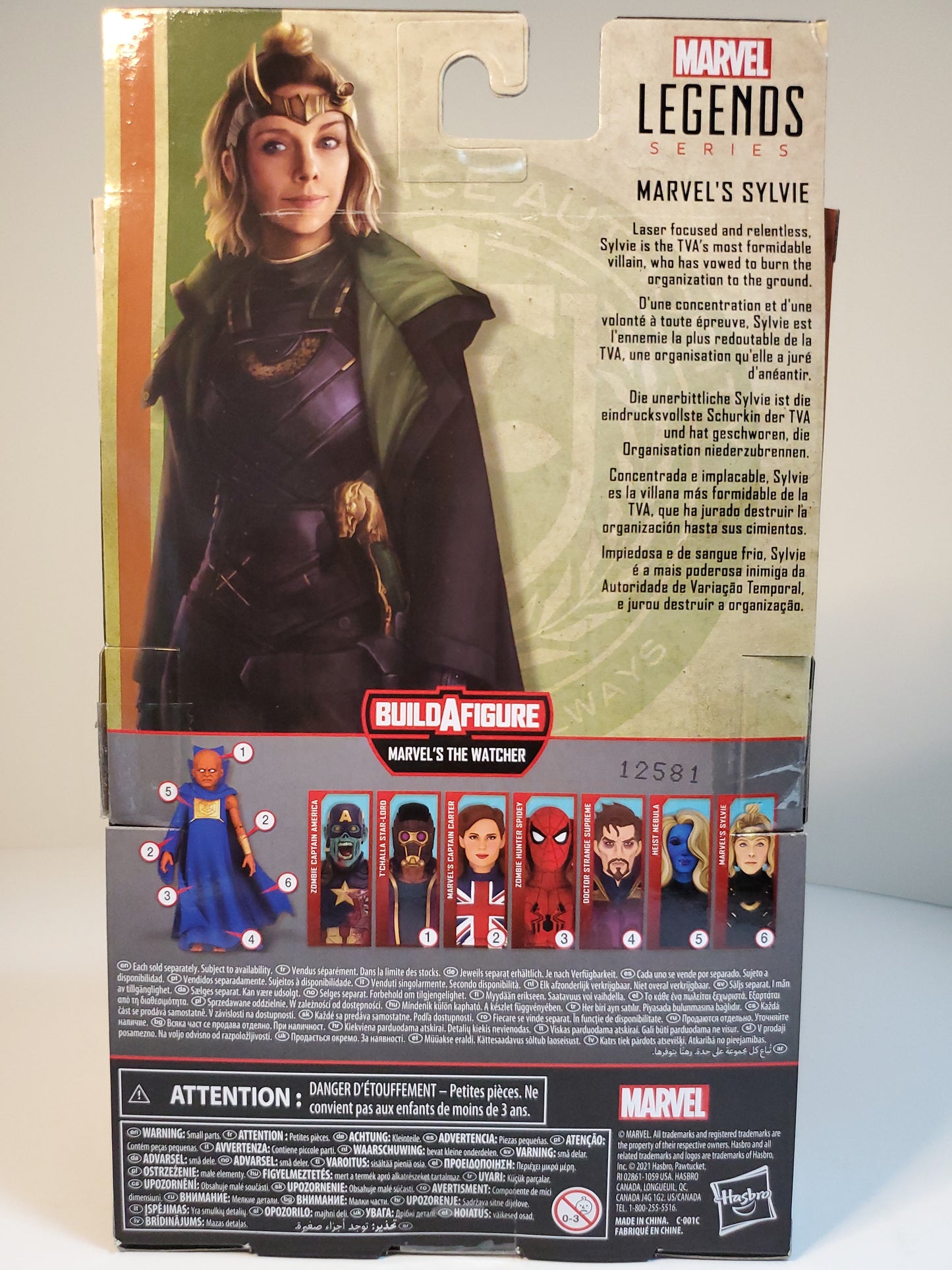 Marvel Legends: Sylvie Build A Figure The Watcher Loki