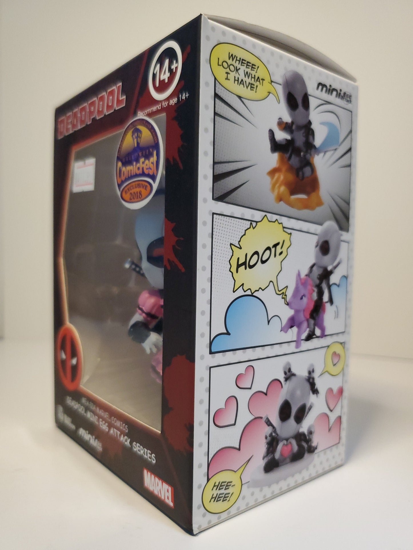 Marvel Comics X-Force Deadpool Servant Mini Egg Attack Vinyl Figure Halloween ComicFest 2018 Exclusive