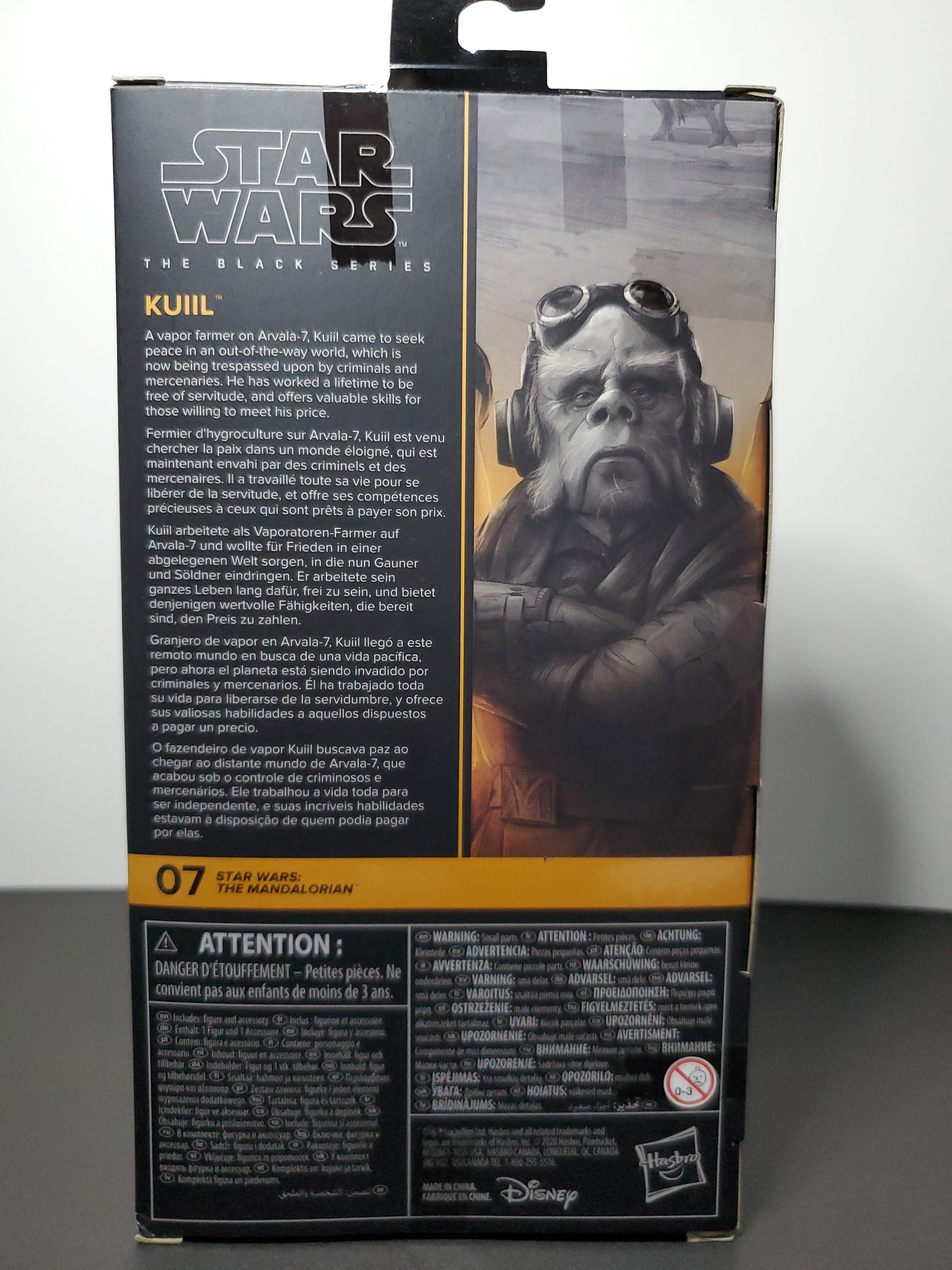 STAR WARS BLACK SERIES KUIIL Mandalorian 6" Scale Action Figure