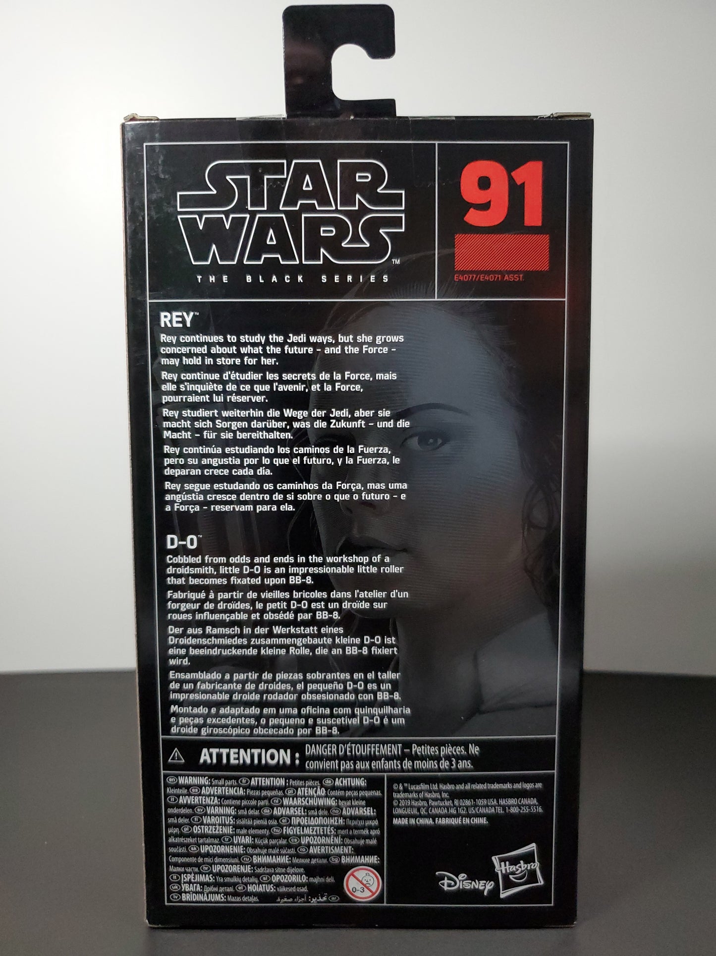 STAR WARS BLACK SERIES REY & D-O 91 6" Action Figure