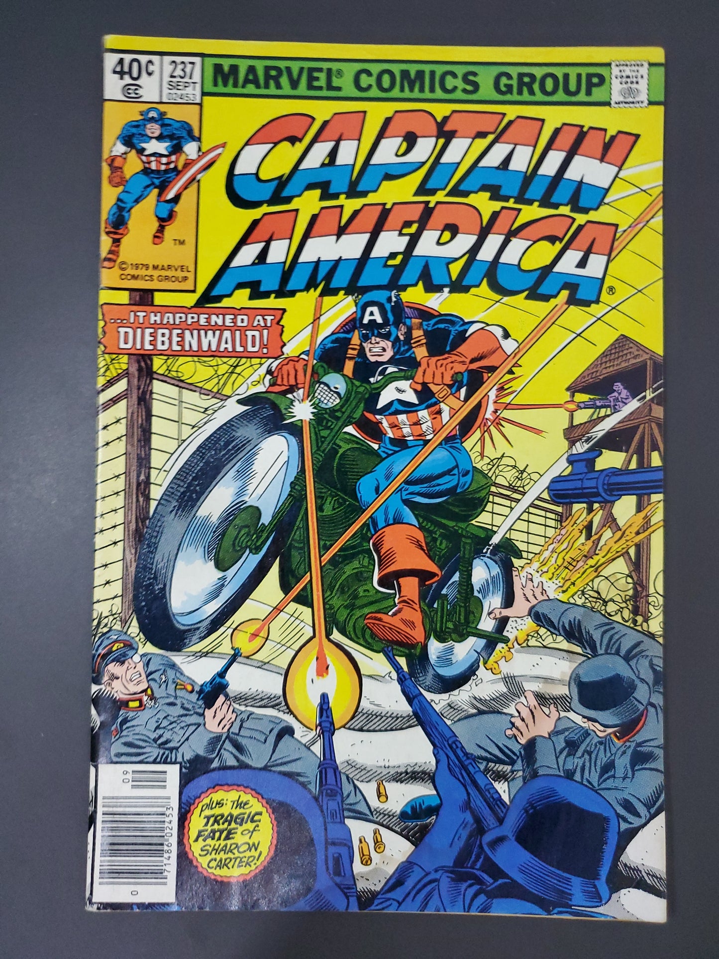 Marvel Captain America Vol 1 #237 Newsstand