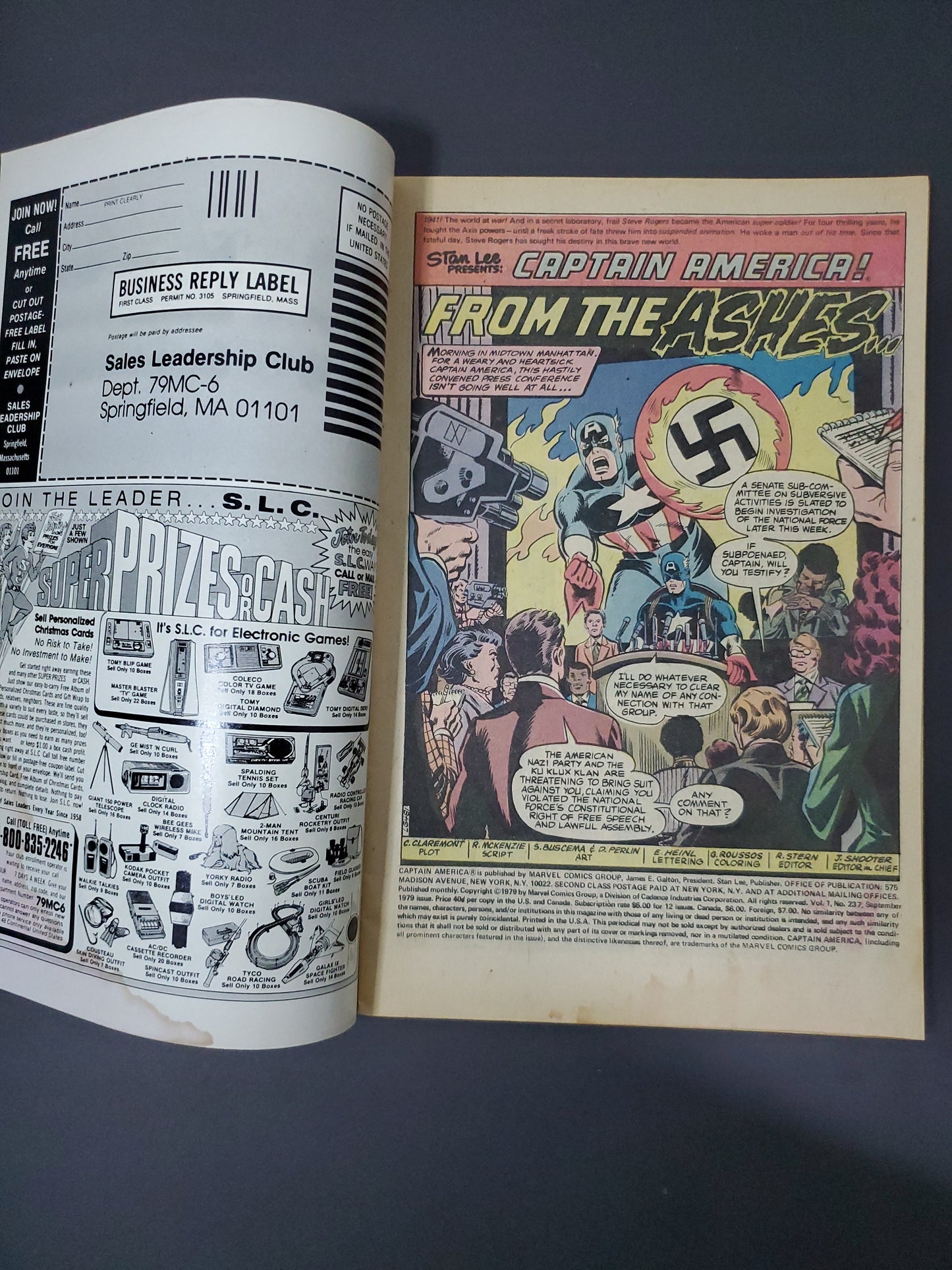 Marvel Captain America Vol 1 #237 Newsstand