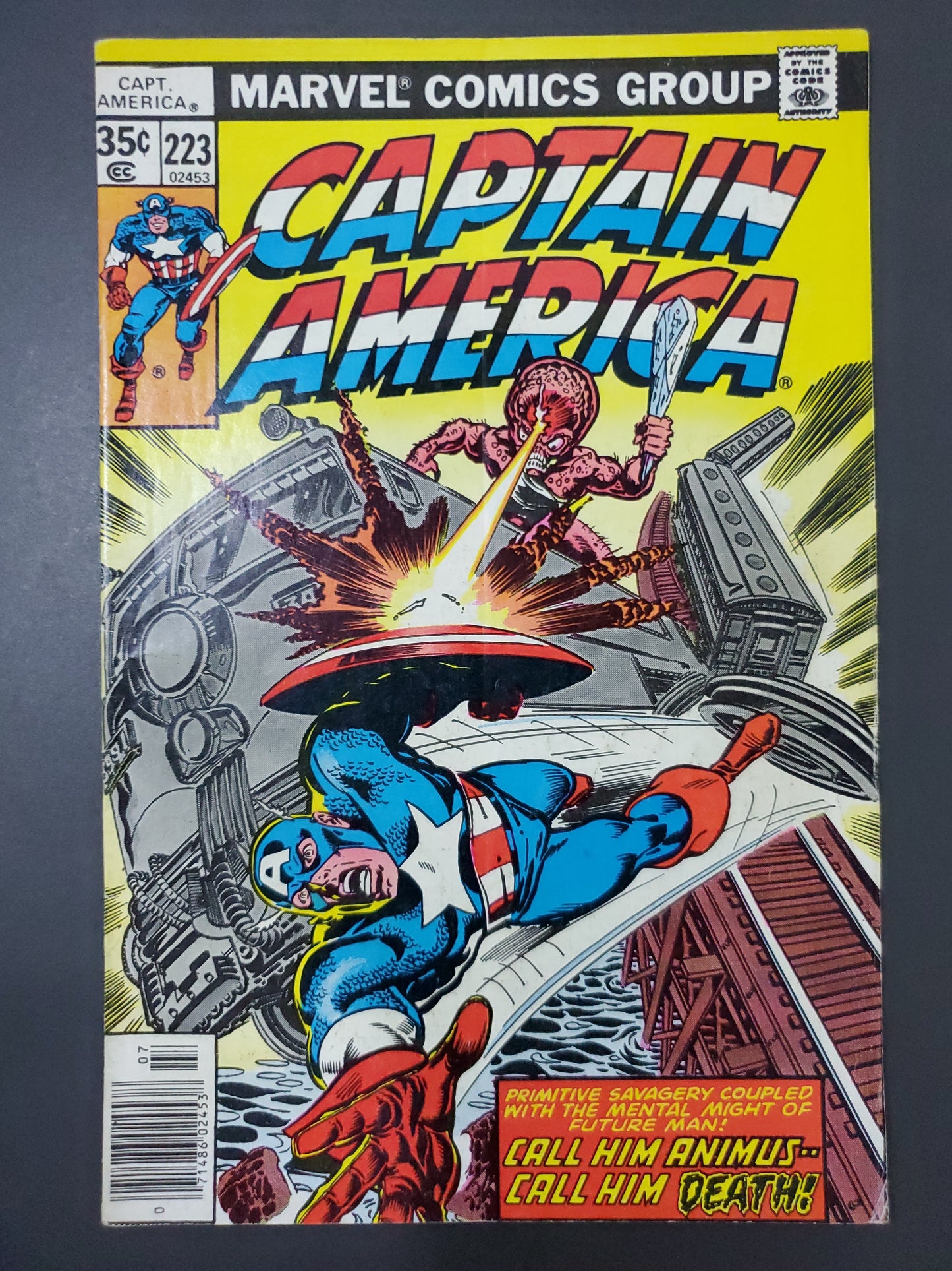 Marvel Captain America Vol 1 #223 Animus Newsstand