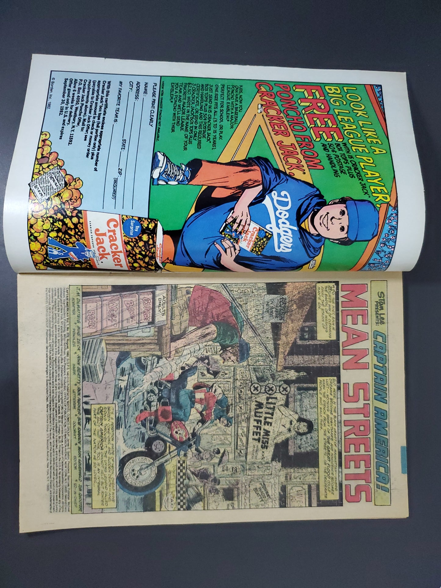 Marvel Captain America 272-A Aug 02453