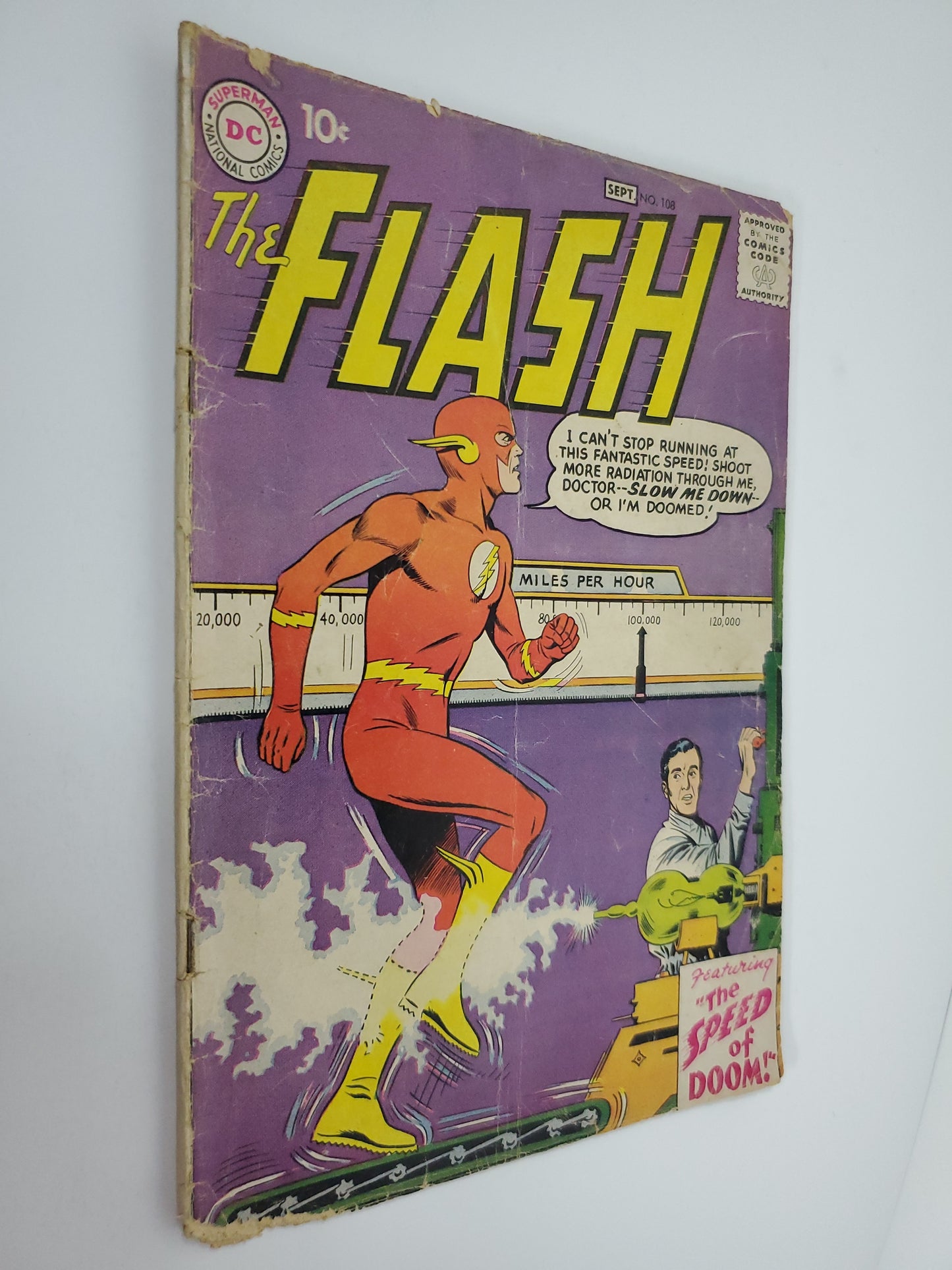 DC Flash Vol 1 #108 (1959) DE Key