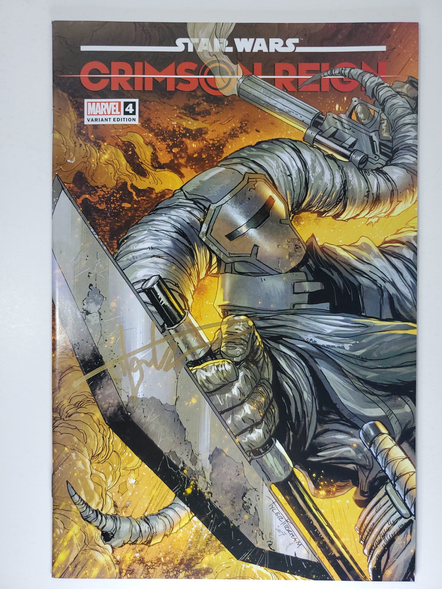 Marvel Star Wars Crimson Reign Vol 1 #4 Kirkham Exclusive Variant Signed