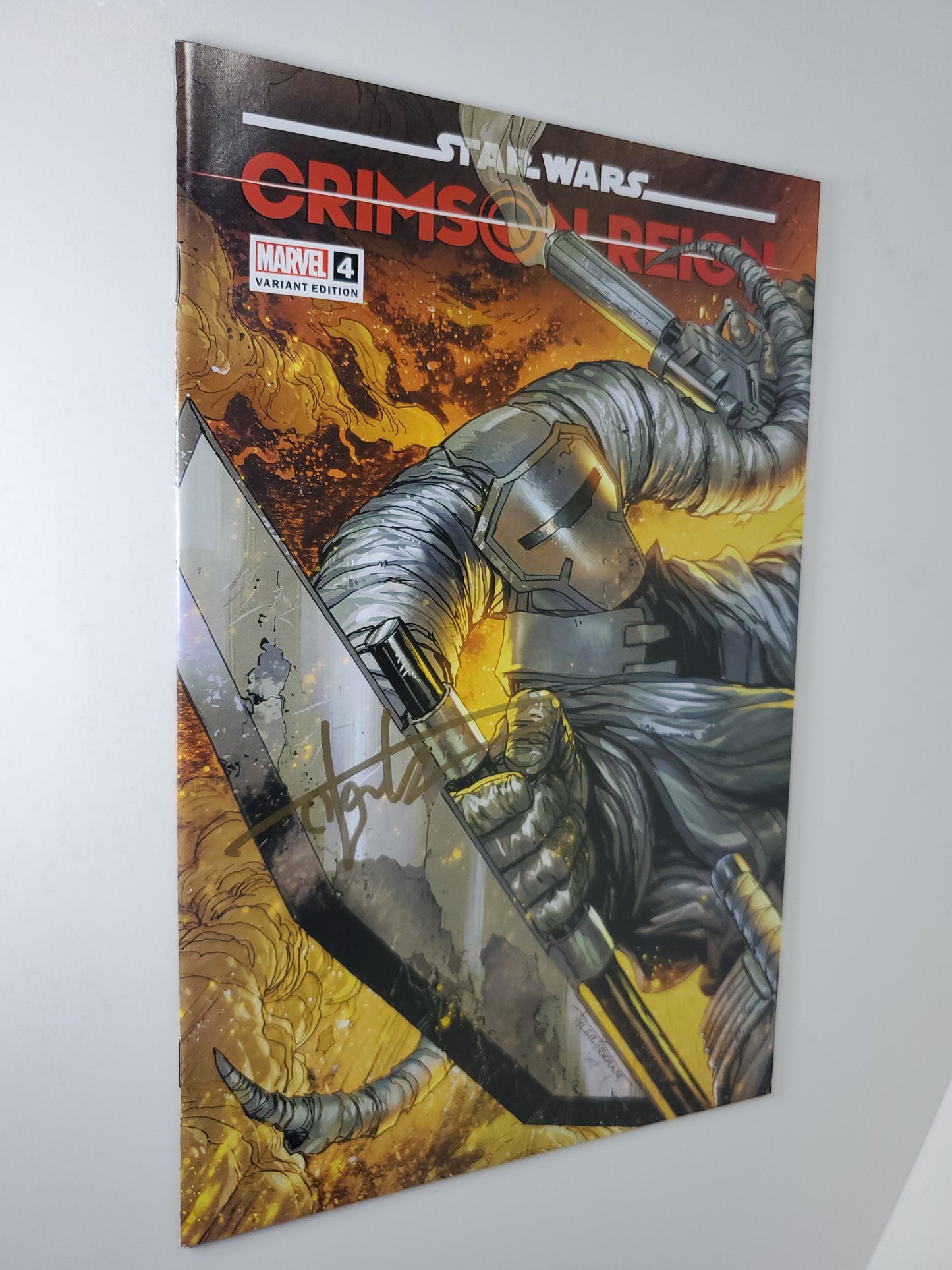 Marvel Star Wars Crimson Reign Vol 1 #4 Kirkham Exclusive Variant Signed