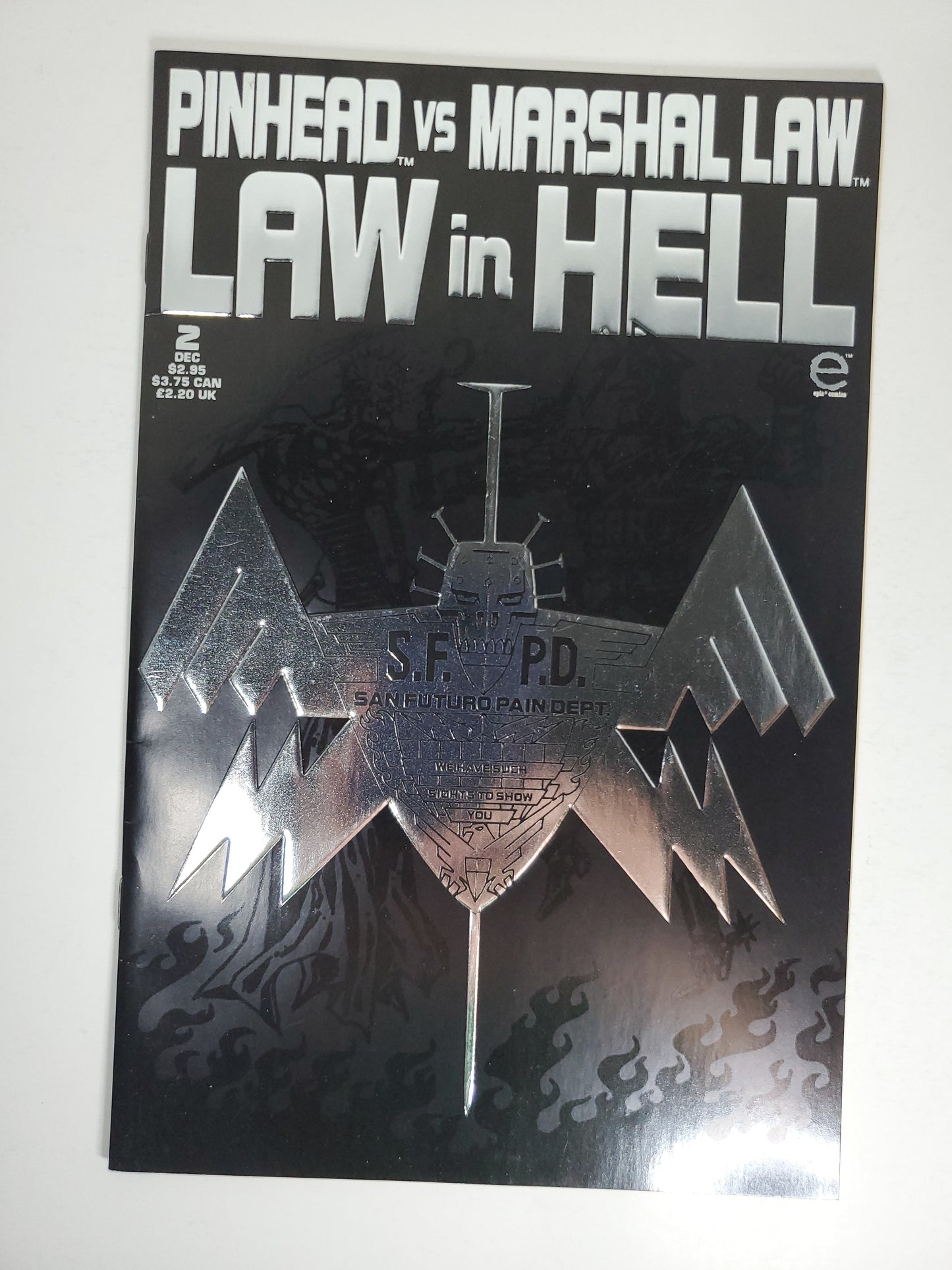 Epic Pinhead vs. Marshal Law #1-2 SET Law in Hell (1993) Red & Silver Foil