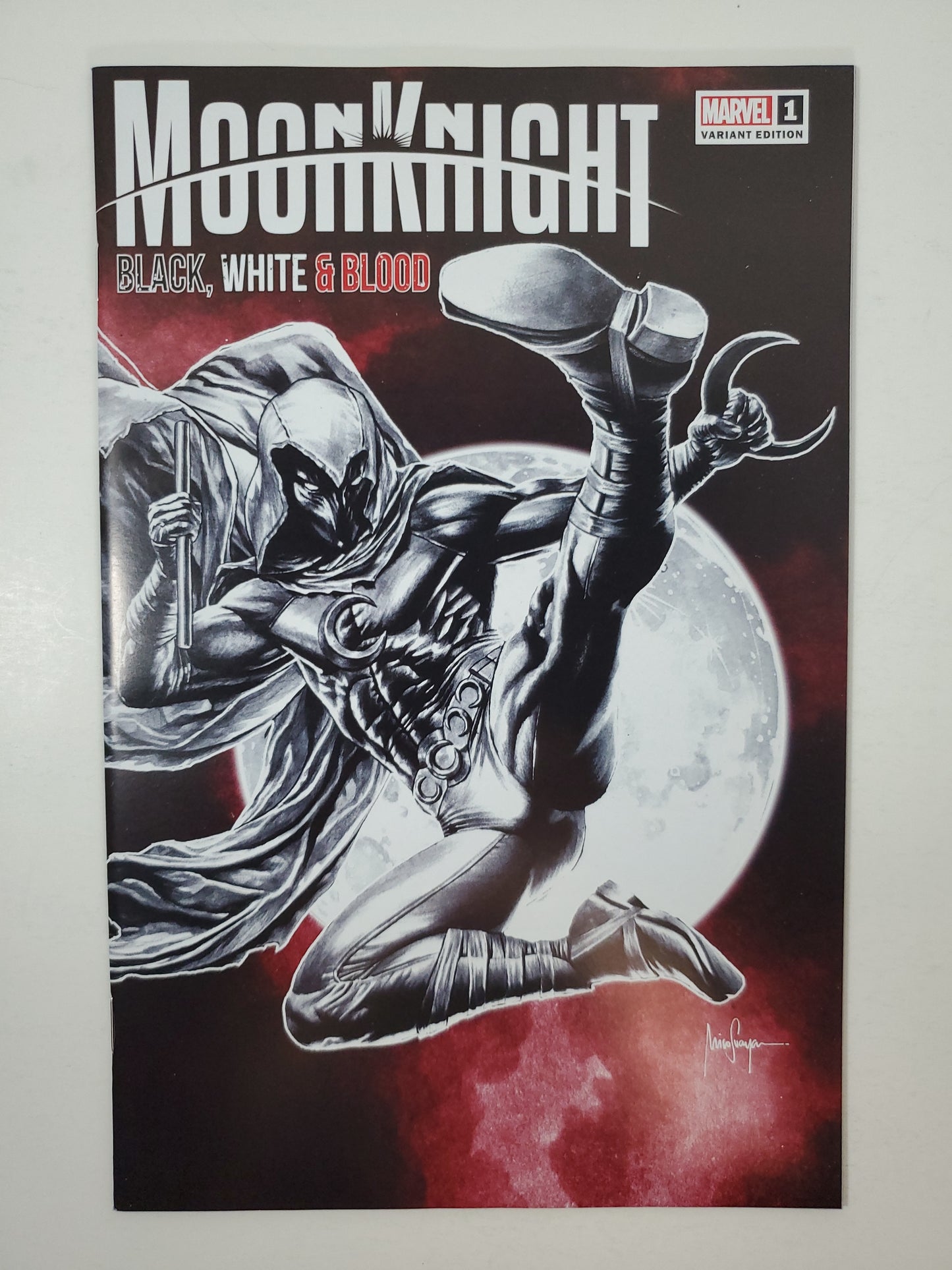Marvel MoonKnight Black, White & Blood #1 Variant