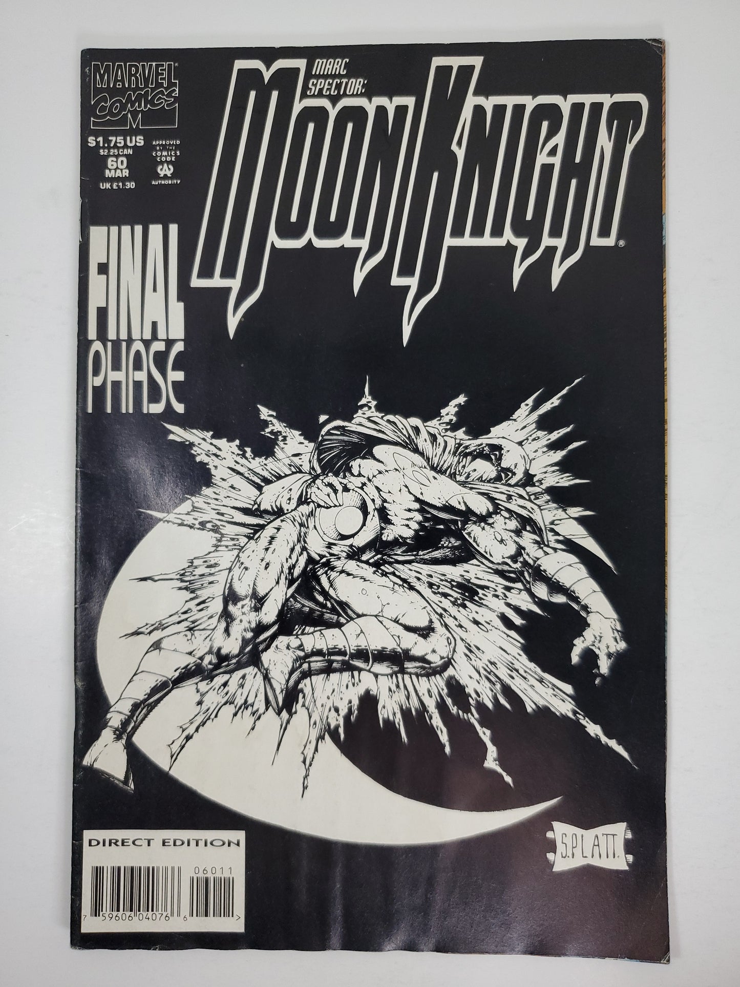 Marvel Marc Sector: Moon Knight Vol 1 #60 Mar 1994