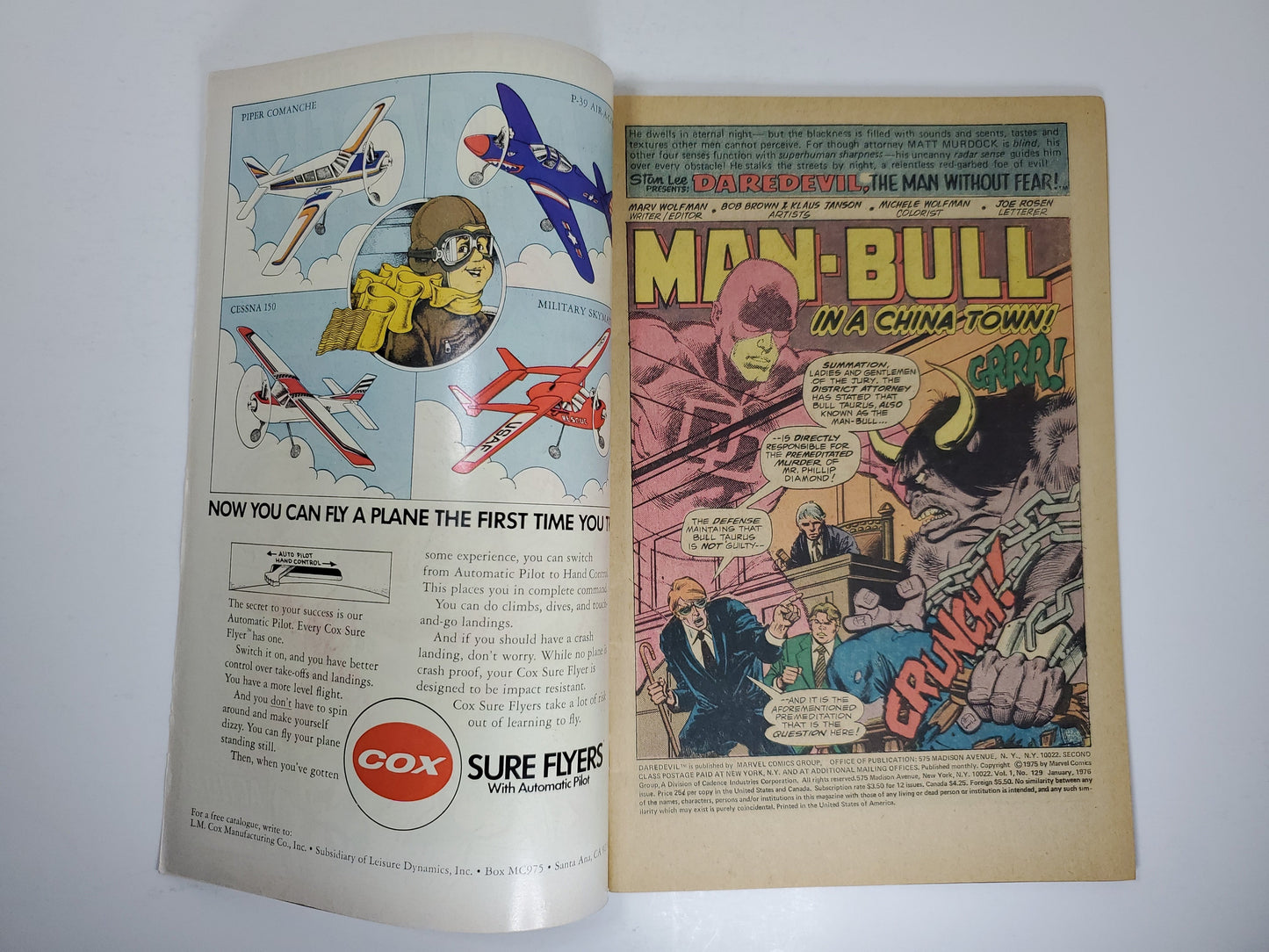 Marvel Daredevil #129 Jan 02459