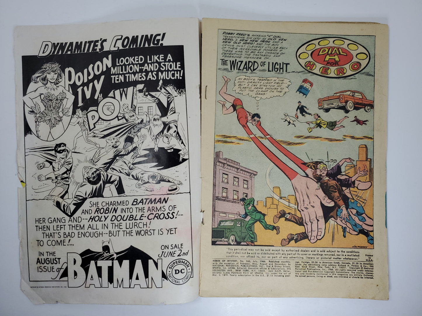 DC House of Mystery Vol 1 #160 DE Key