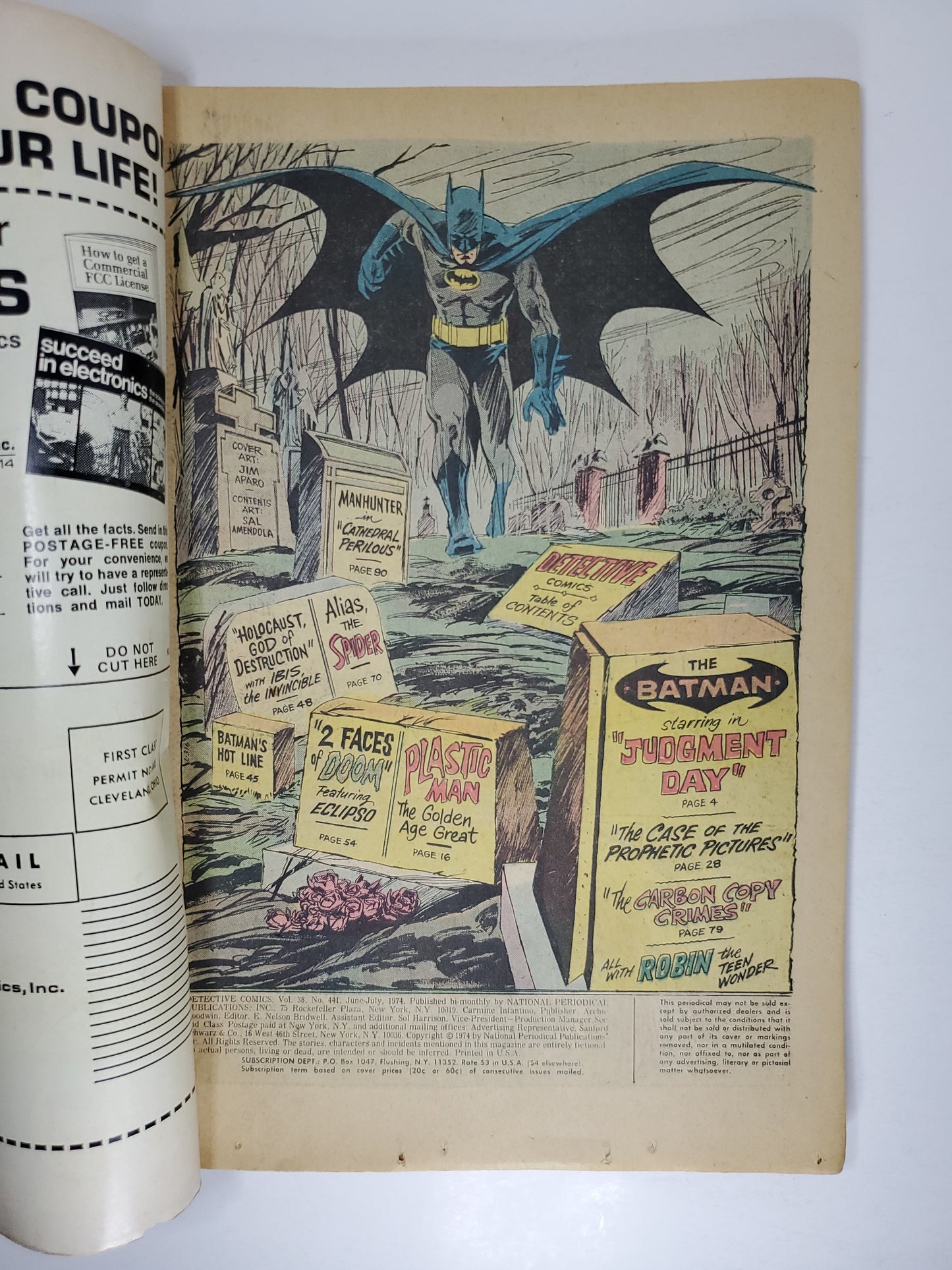 Detective Comics Vol 1 #441 (1974) Batman DE Key