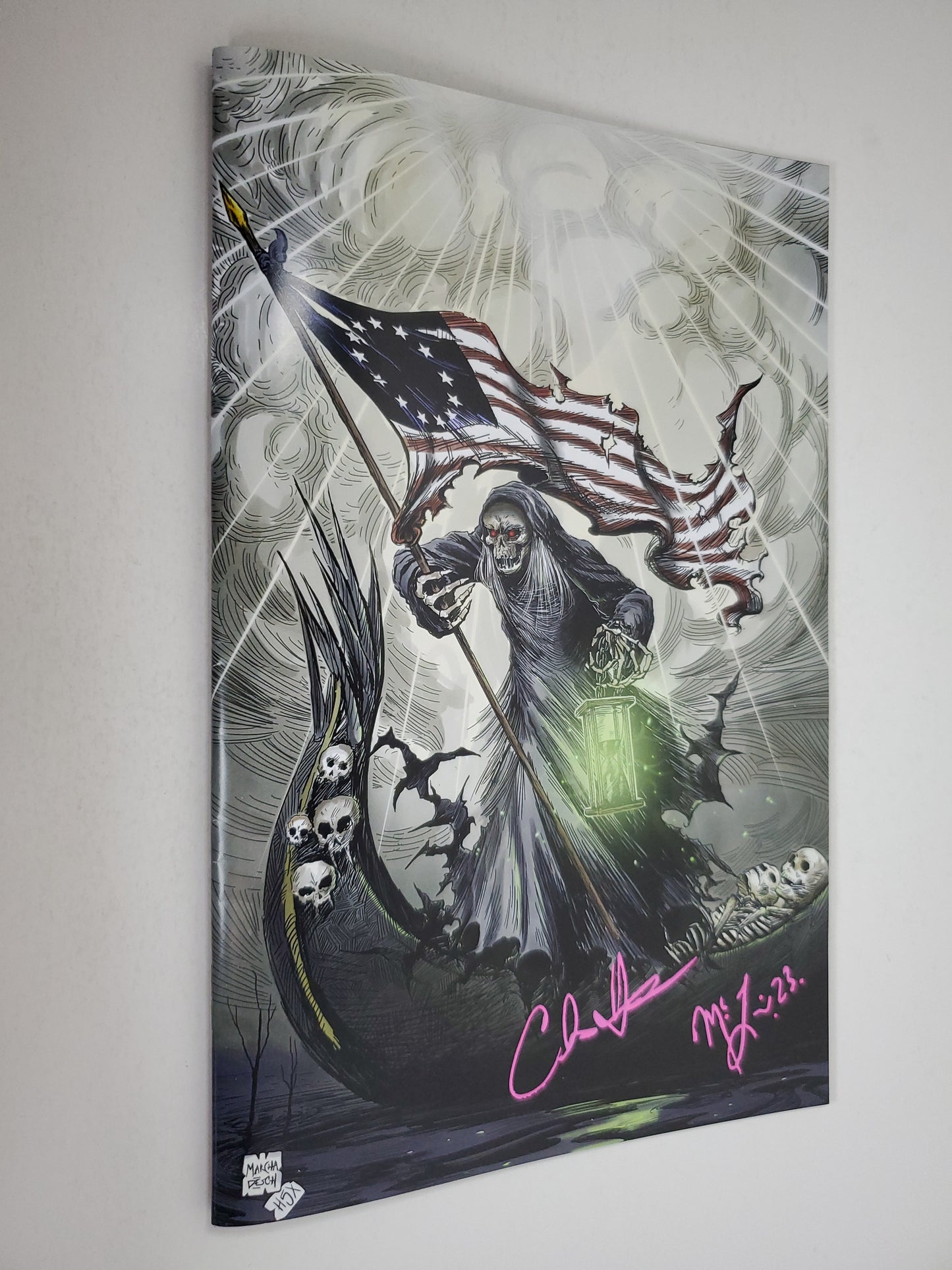 Charter Ferryman Tales Shades Of Death USA Exclusive Virgin Signed
