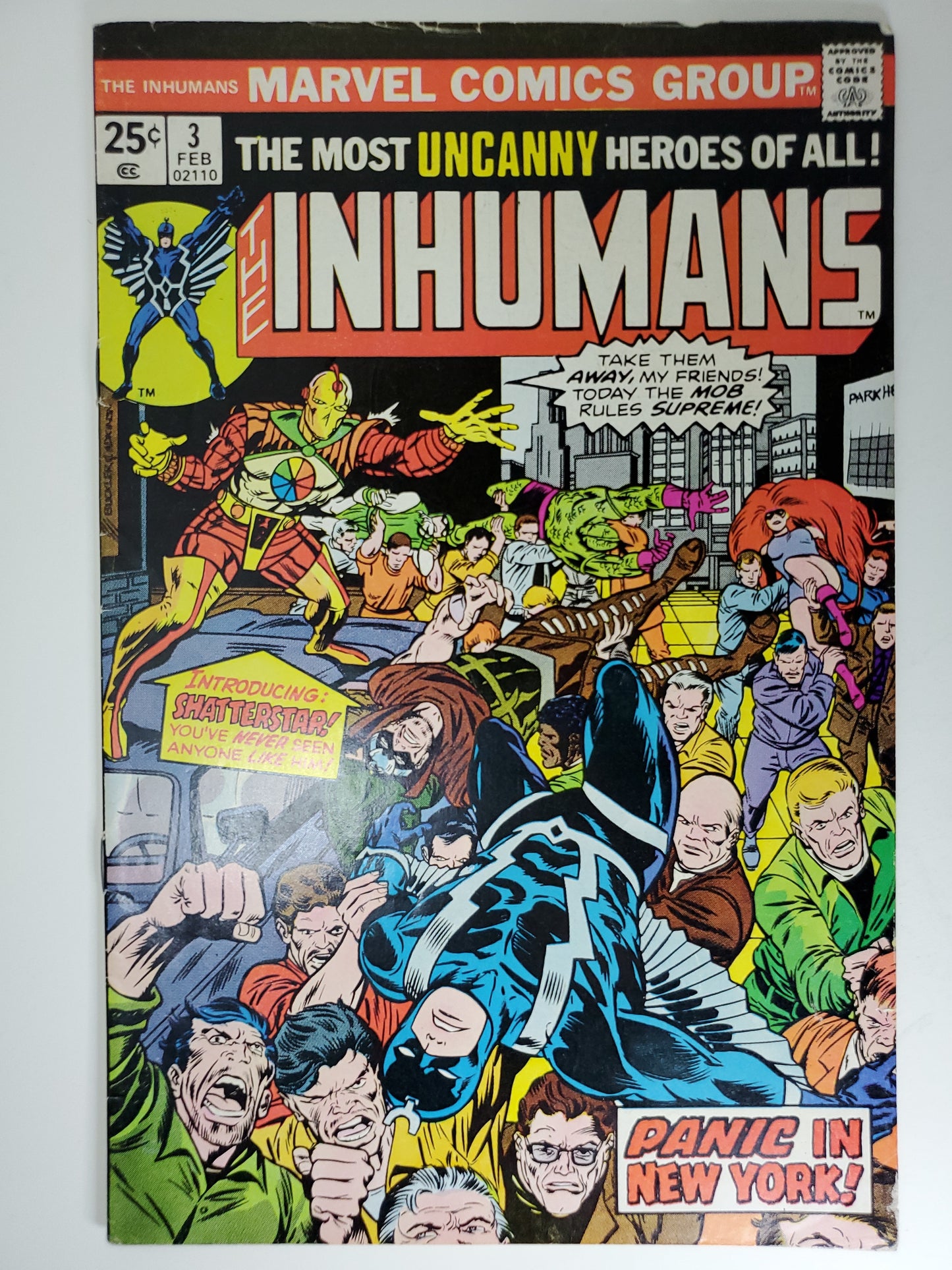 Marvel Inhumans Vol 1 #3 Feb 02110
