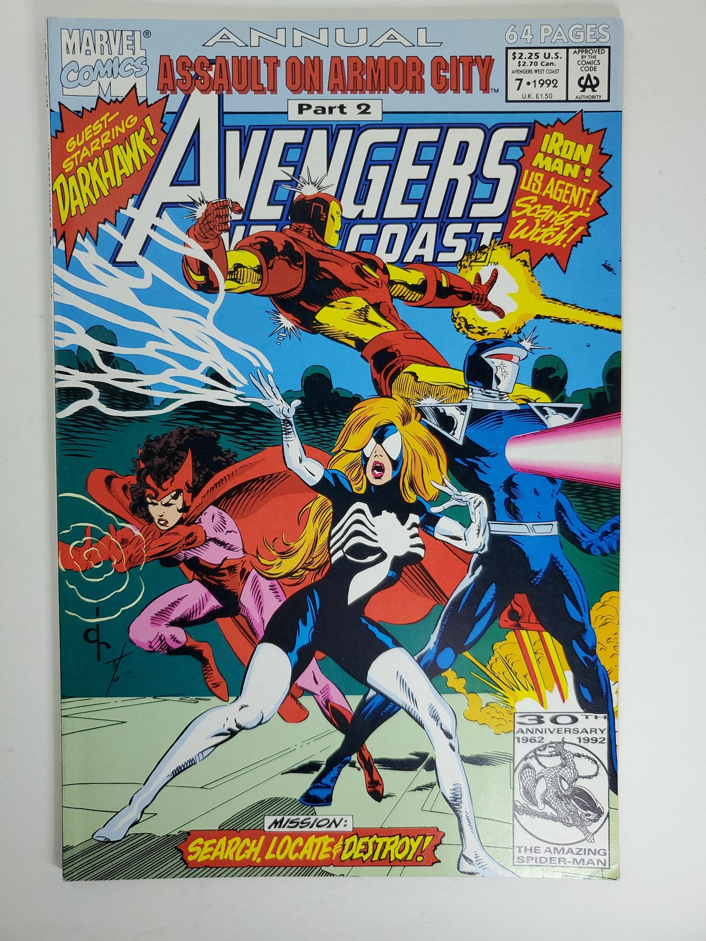 Marvel Avengers West Coast Annual Vol 2 #7 Pt 2 1992