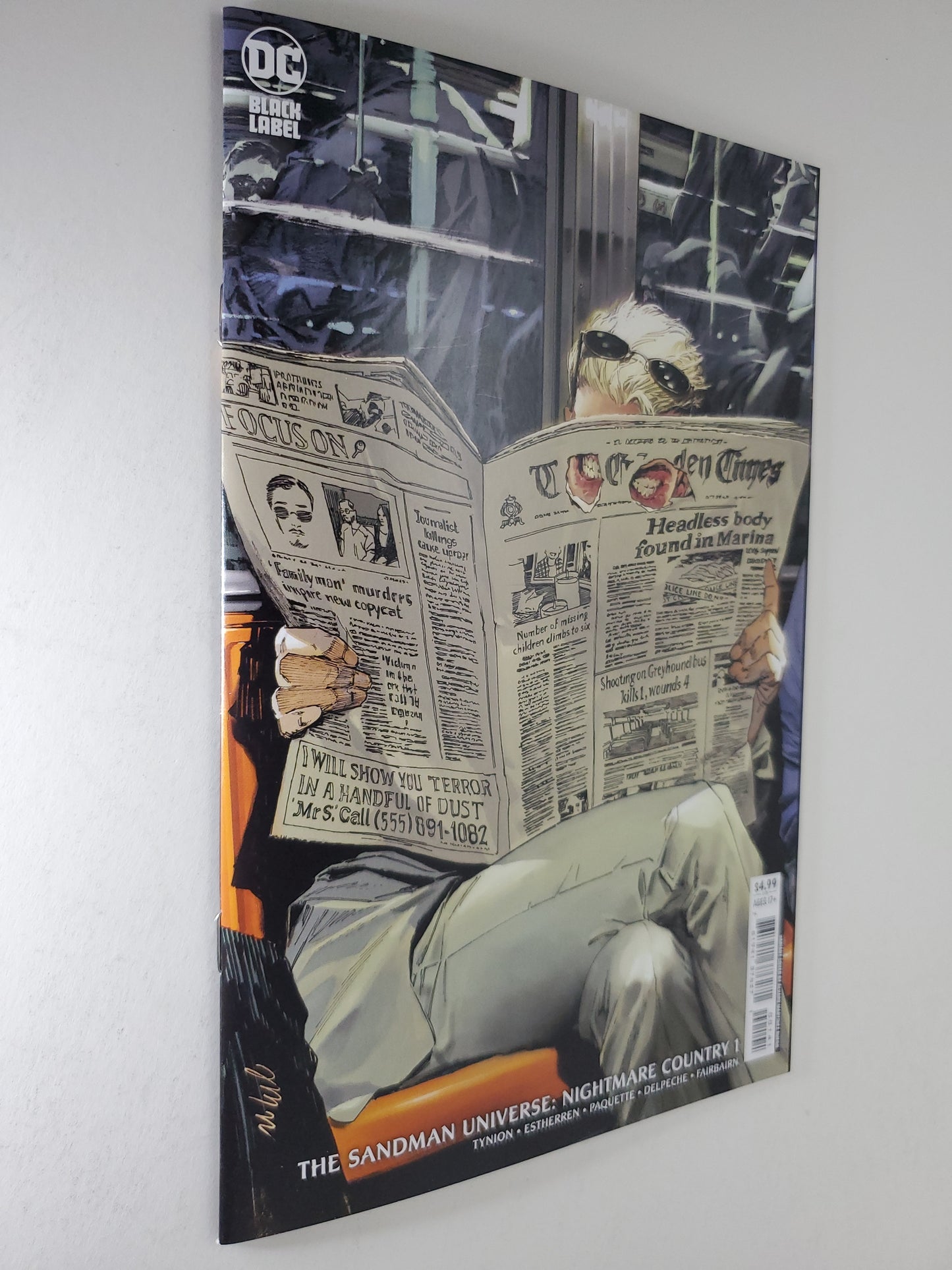 DC Sandman Universe Nightmare Country Vol 1 #1 Bueno Variant Key