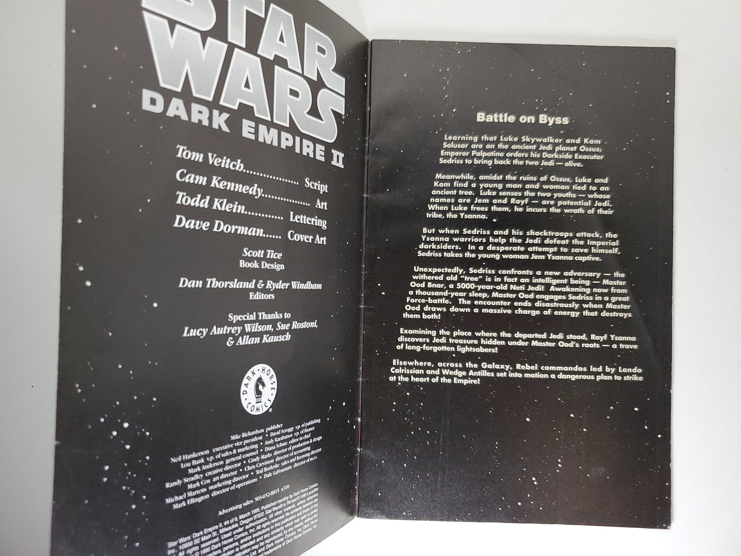 Dark Horse Star Wars Dark Empire Vol 2 #4 (of 6) 1995