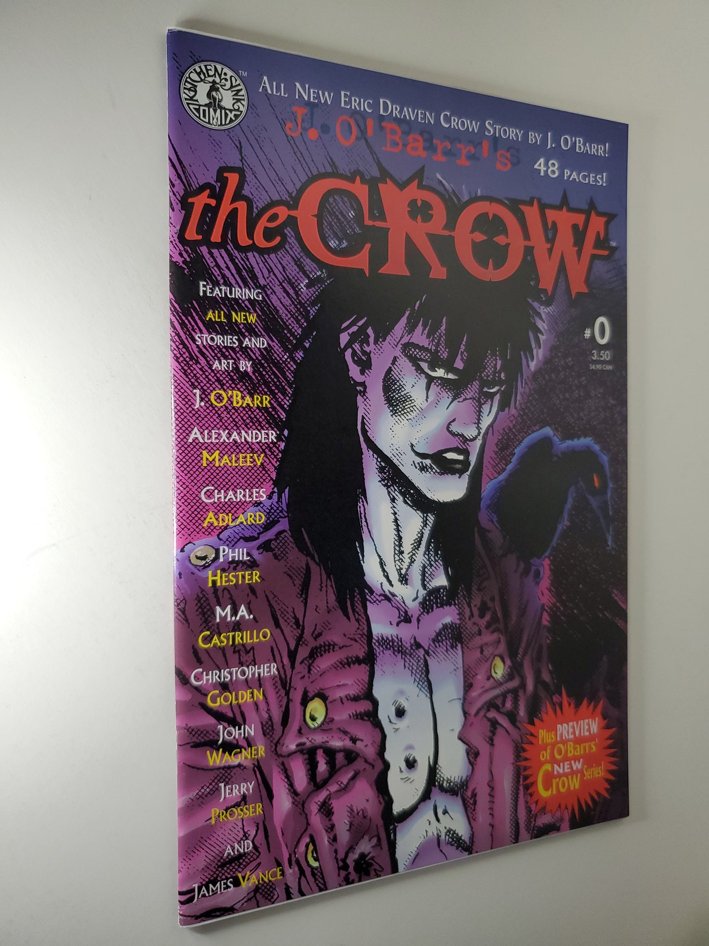 Kitchen Sink Crow #0 Barr (1998) DE Key