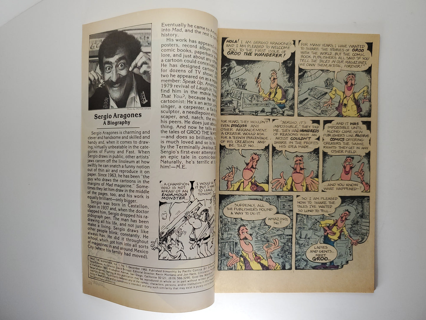 PC Groo The Wanderer #1 (1982) Sergio Aragones' Premiere Key