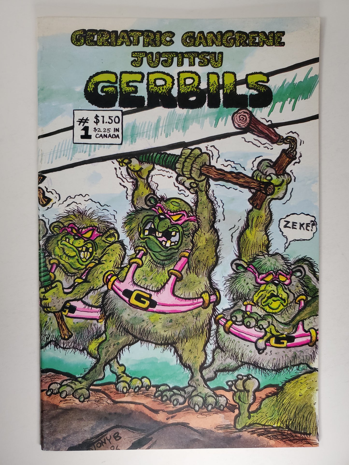 Planet -X Geriatric Gangrene Jujitsu Gerbils (1986)