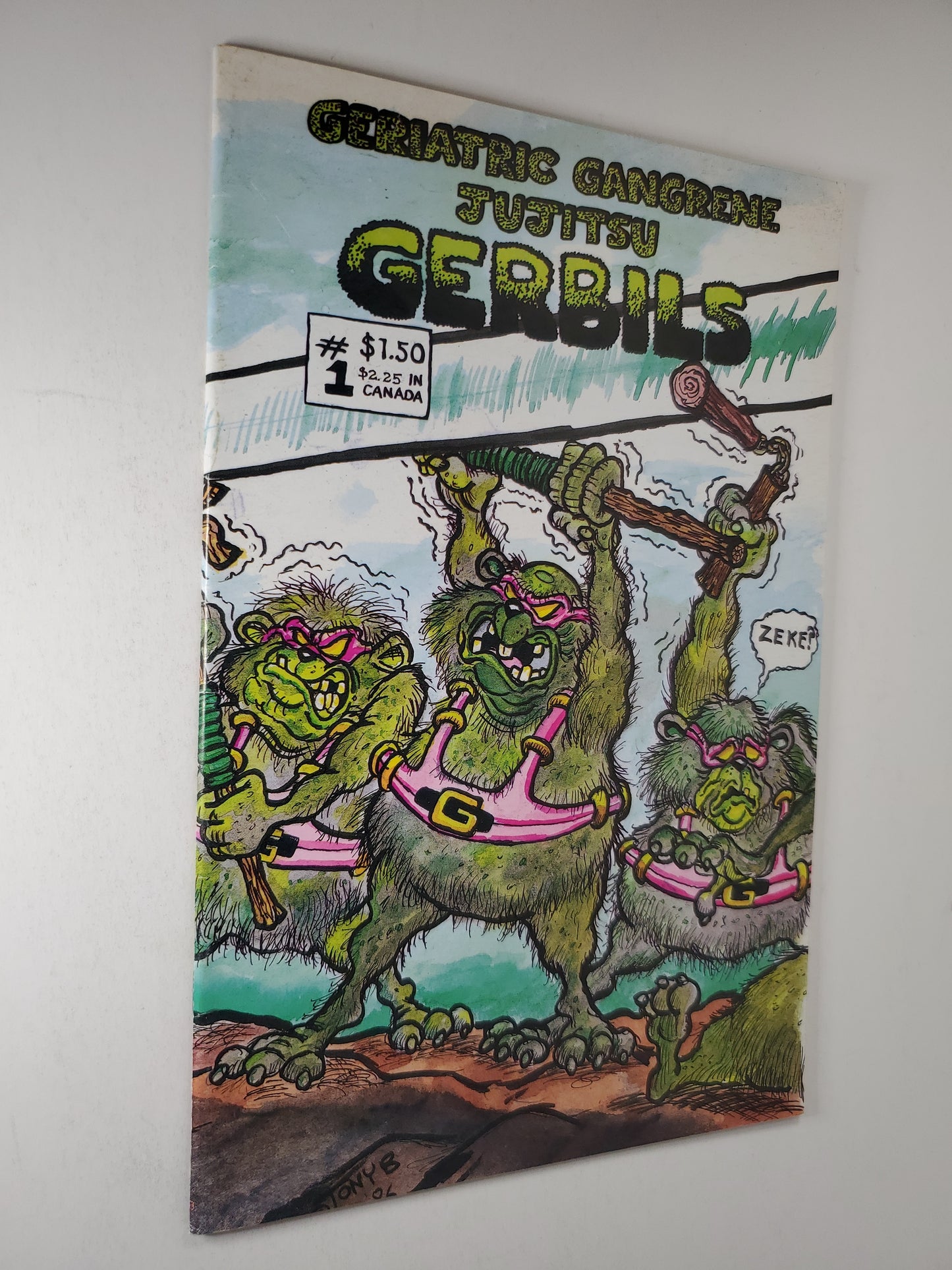 Planet -X Geriatric Gangrene Jujitsu Gerbils (1986)
