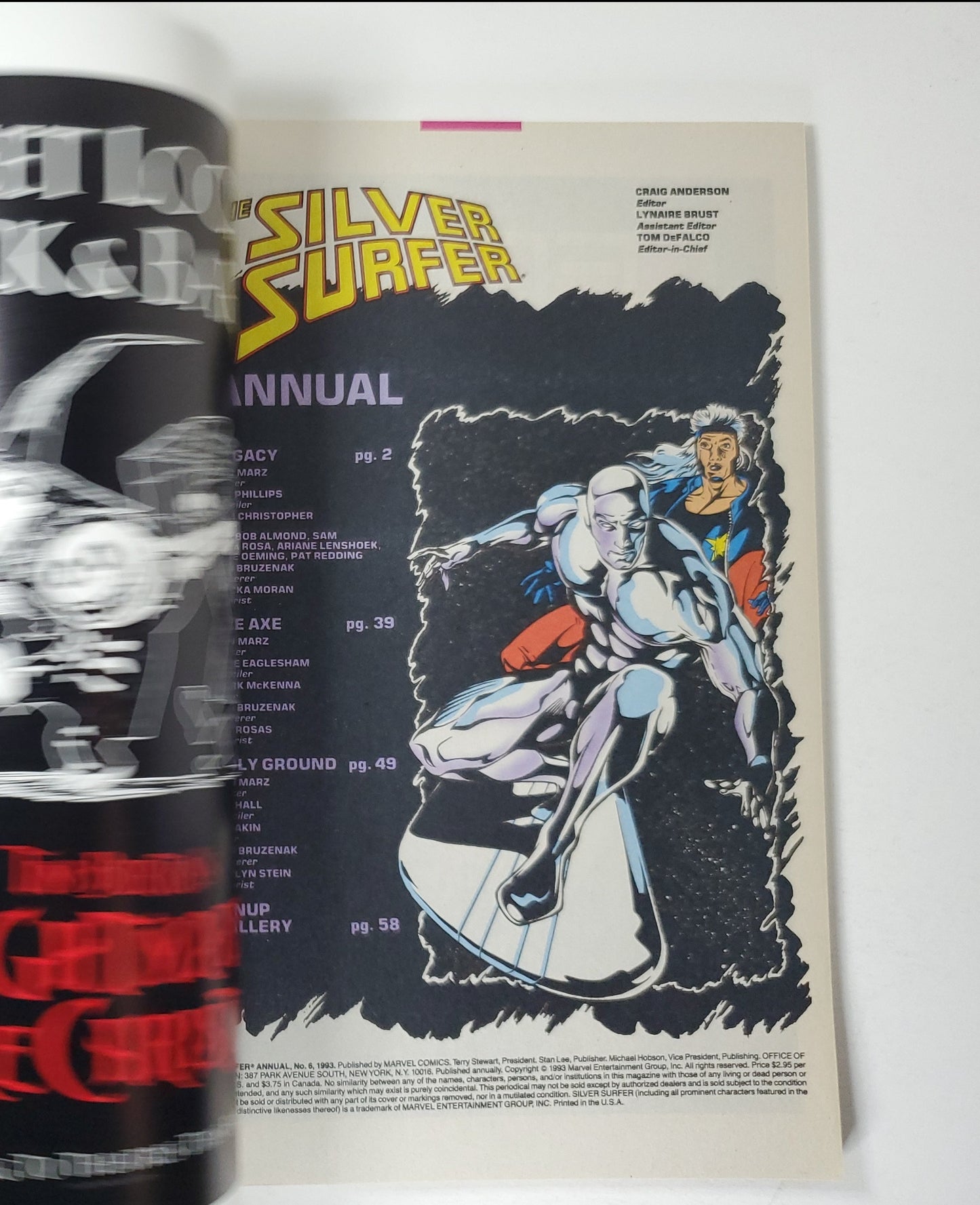Marvel Silver Surfer Annual Vol 1 #6 (1993)