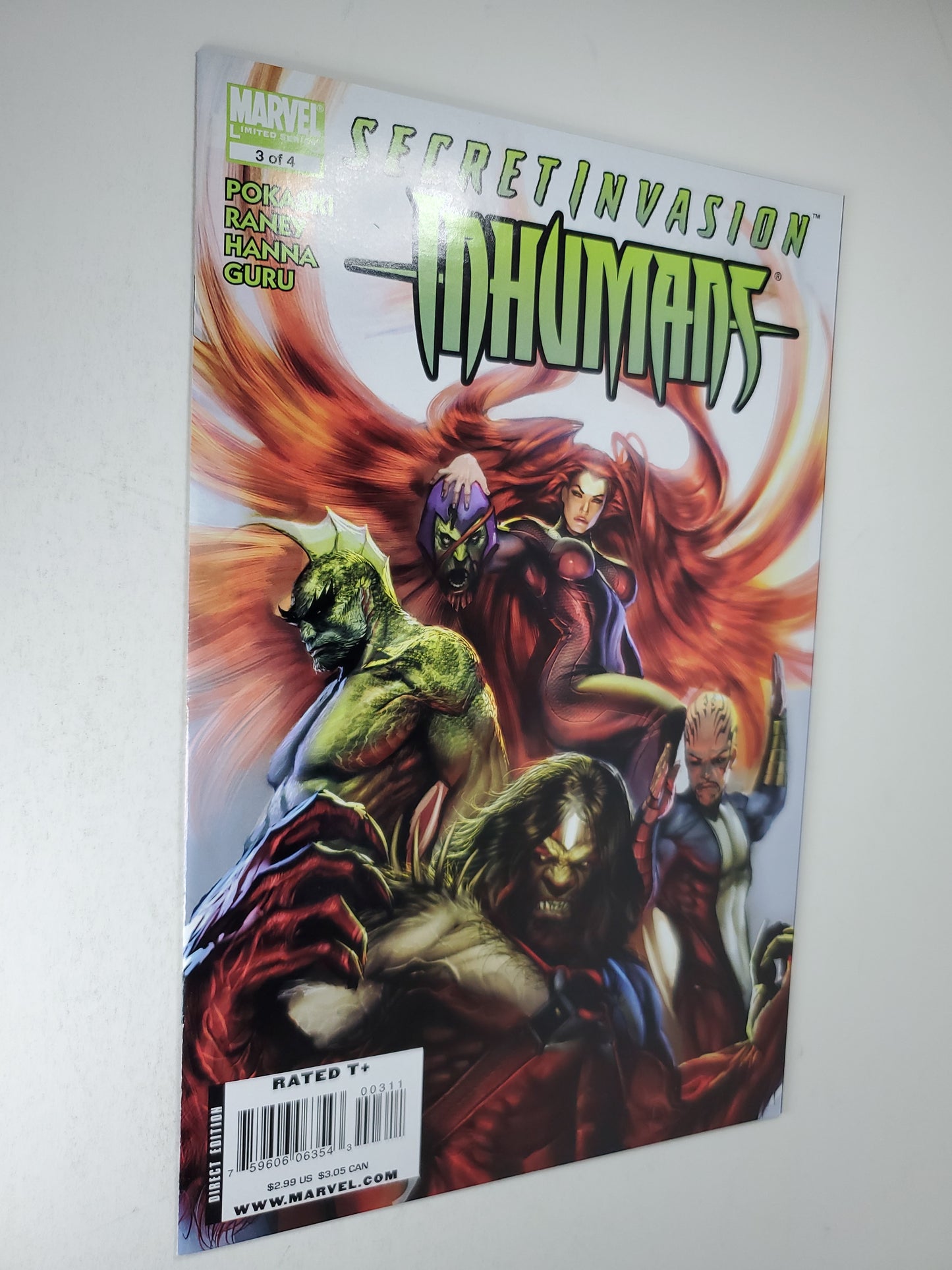 Marvel Inhumans Secret Invasion #1-4 SET