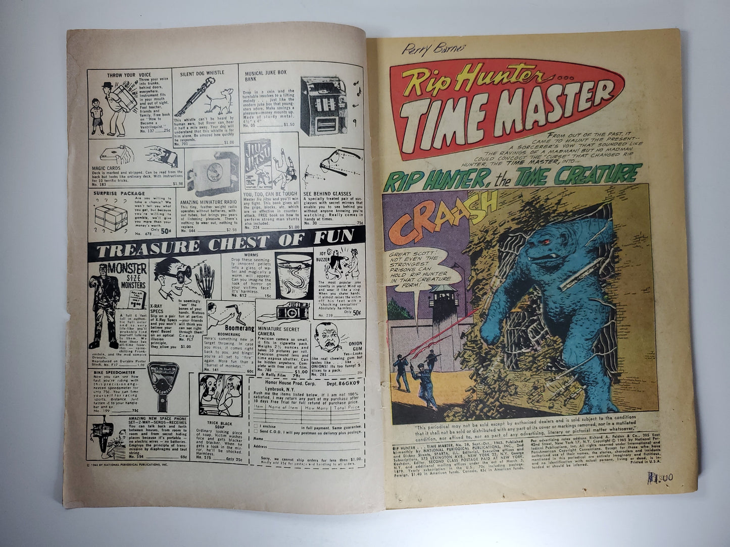 DC Rip Hunter Time Master Vol 1 #28