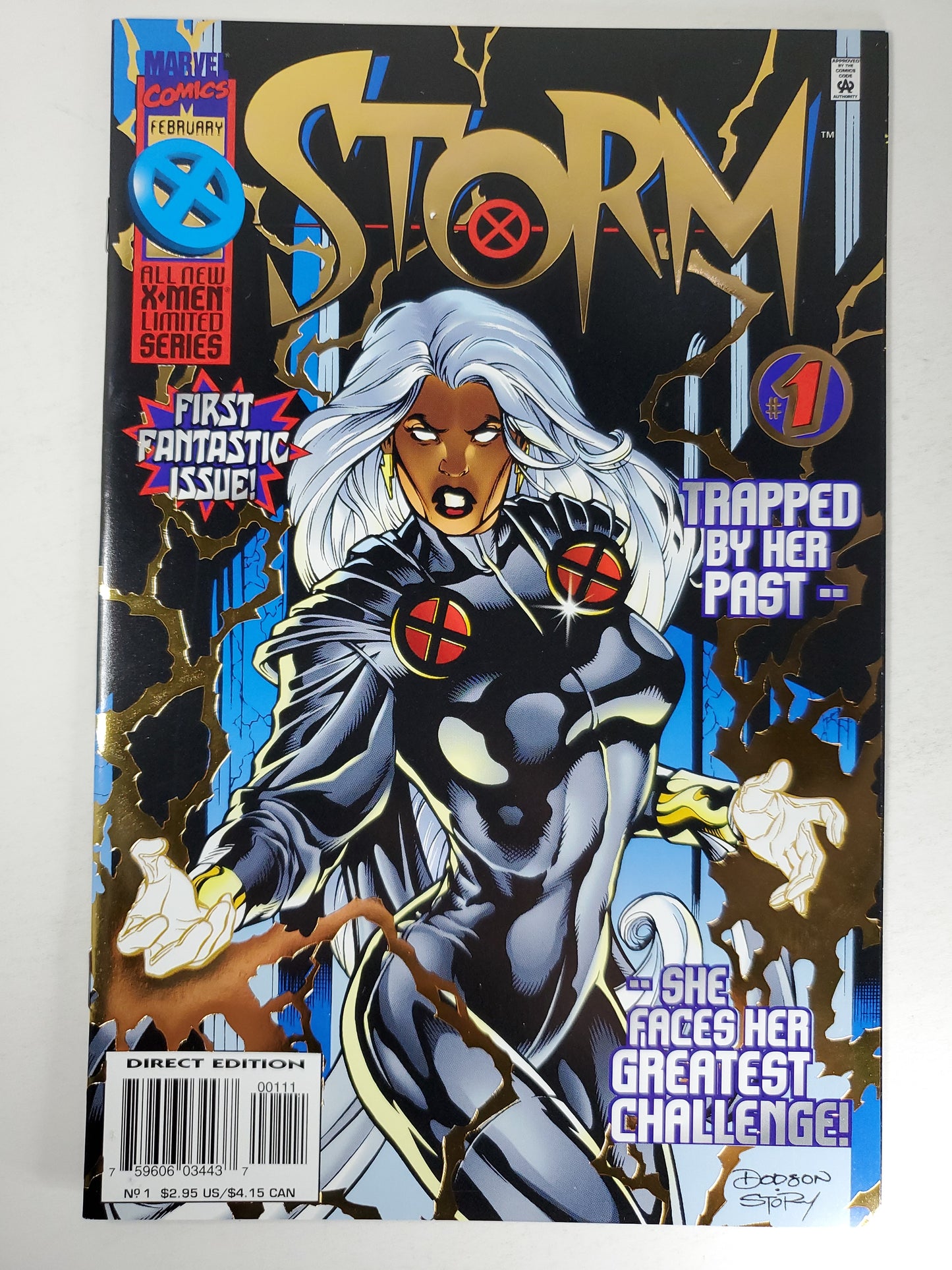 Marvel Storm Vol 1 #1-4 SET X-Men Limited Series FOIL (1996)