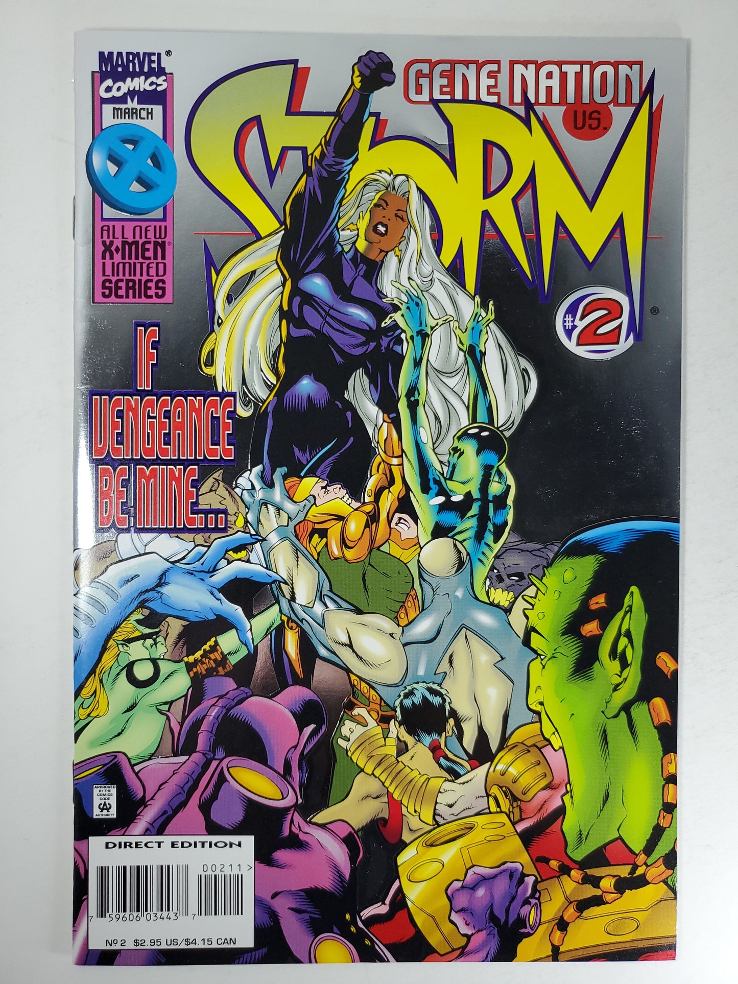 Marvel Storm Vol 1 #1-4 SET X-Men Limited Series FOIL (1996)