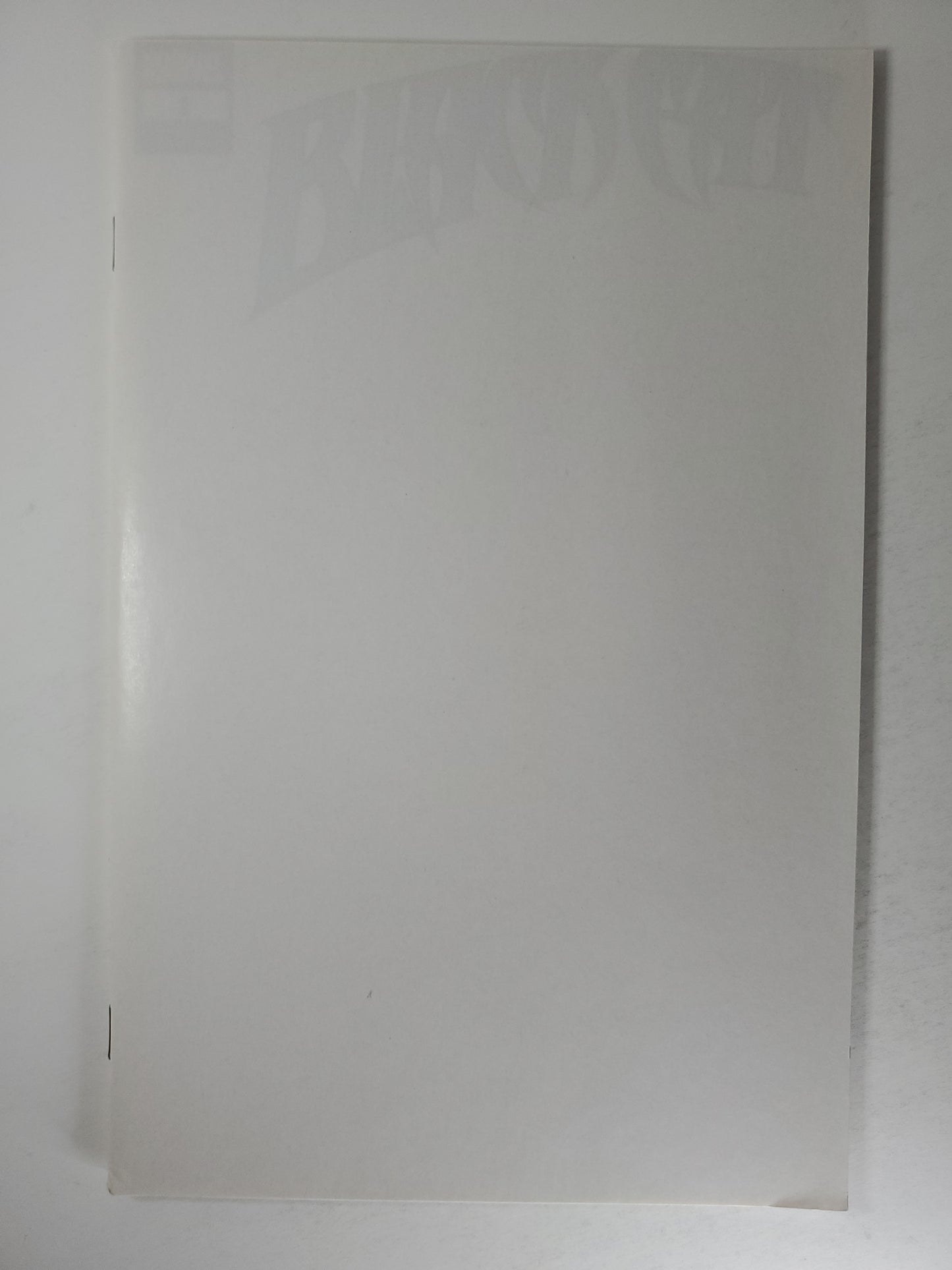 Marvel Black Cat Vol 1 #1 Blank Variant DE