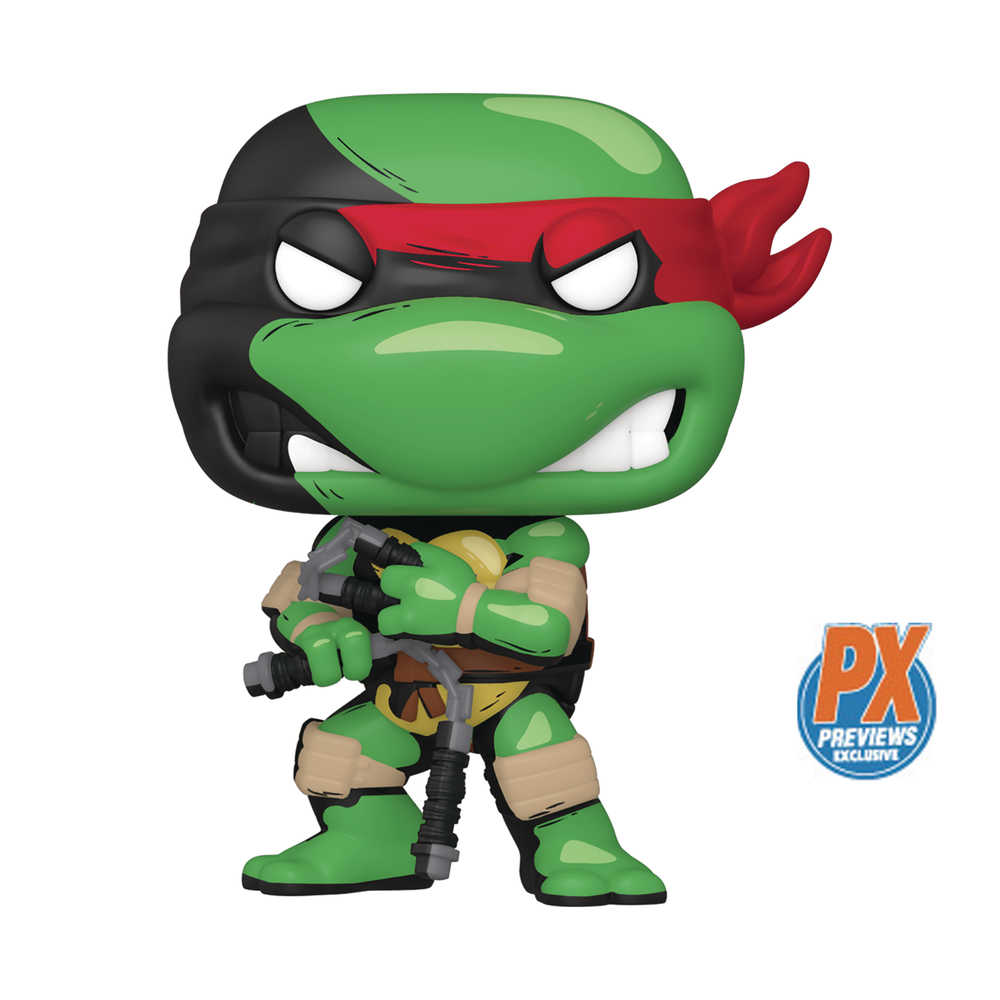 Pop Comics Teenage Mutant Ninja Turtles Michelangelo Previews Exclusive Vinyl Figure W/Black & White Chase