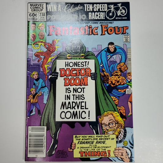 Marvel Fantastic Four Vol 1 #238 Newsstand Key G