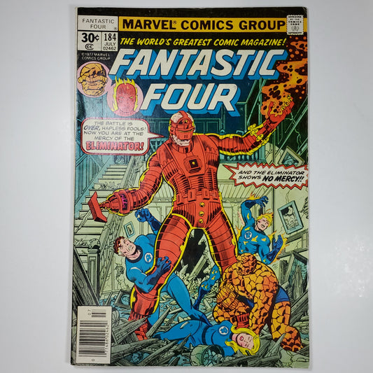 Marvel Fantastic Four Vol 1 #184 Newsstand Key ACC