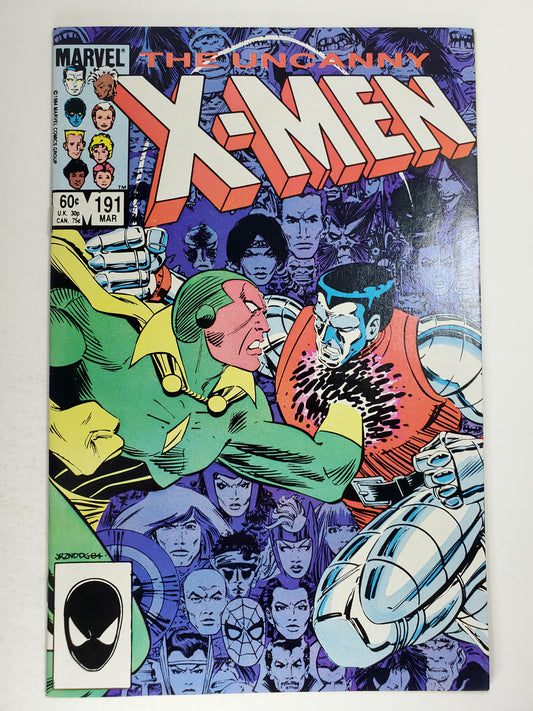 Marvel Uncanny X-men Vol 1 #191 DE Key