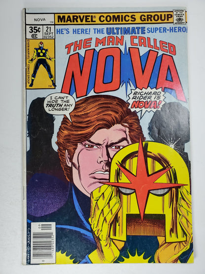 Marvel Nova Vol 1 #21 Newsstand Key