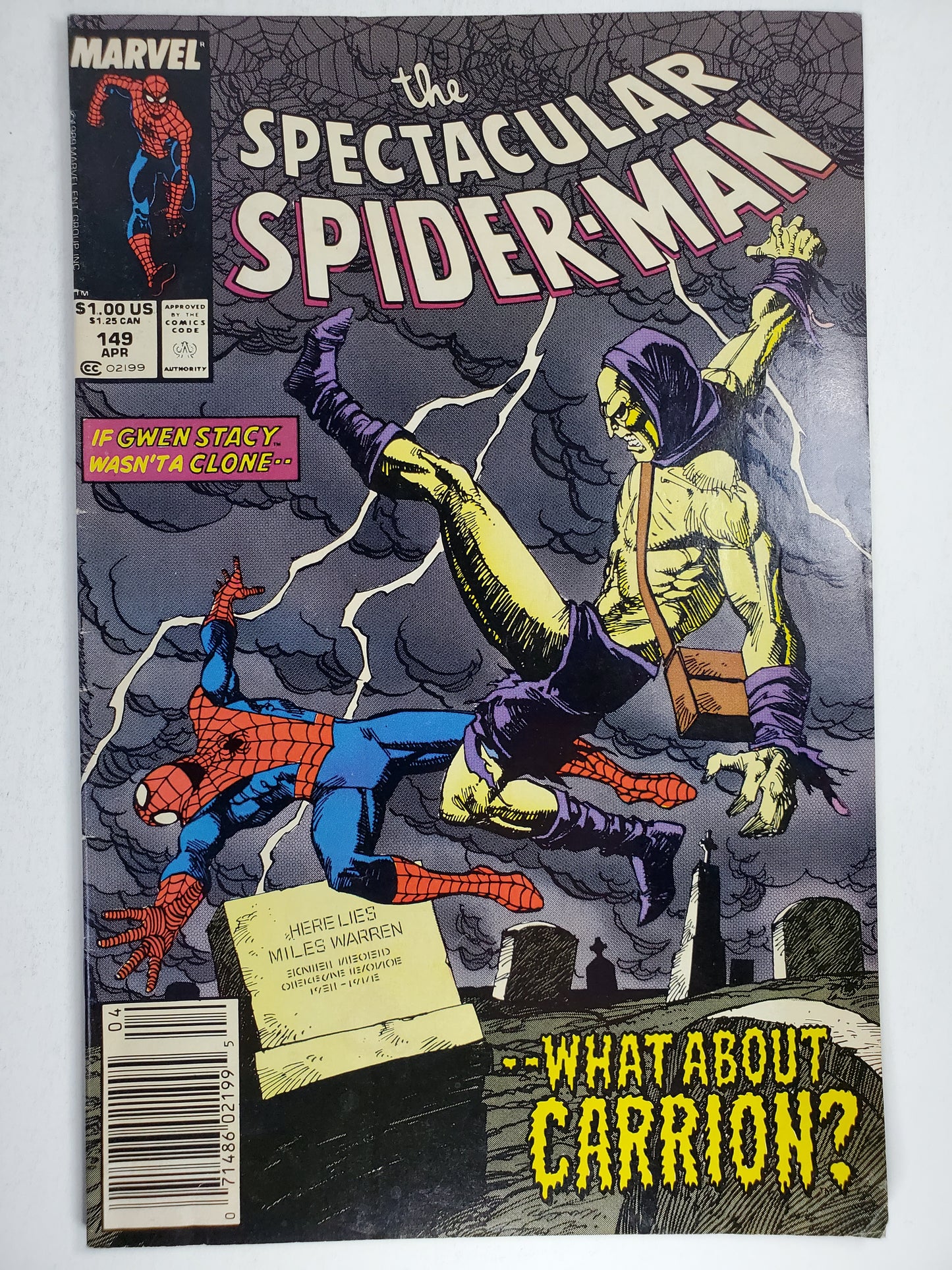 Marvel Spectacular Spider-man Vol 1 #149 Newsstand