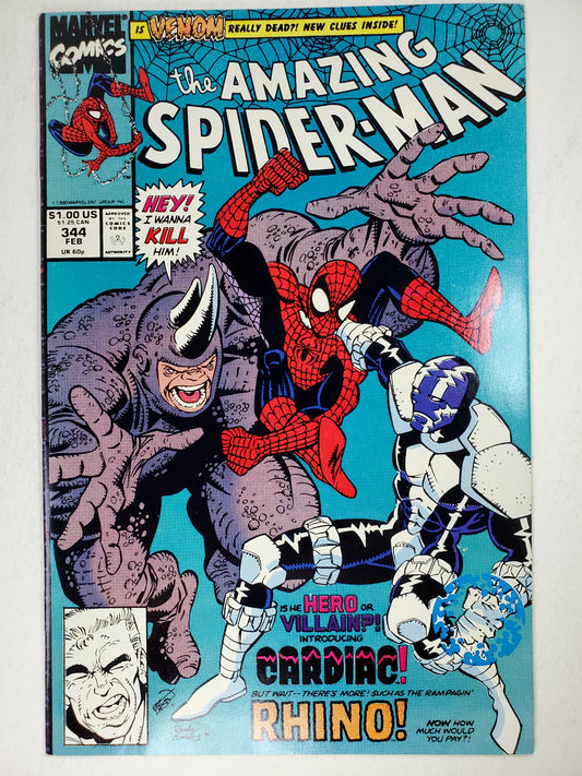 Marvel Amazing Spider-Man Vol 1 #344 DE Key