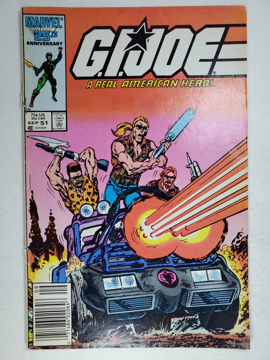 Marvel G.I. Joe Vol 1 #51 Newsstand Key