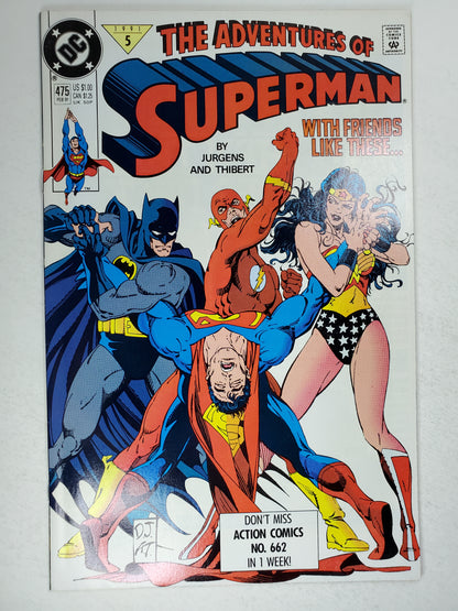 DC Adventures of Superman Vol 1 #475 DE